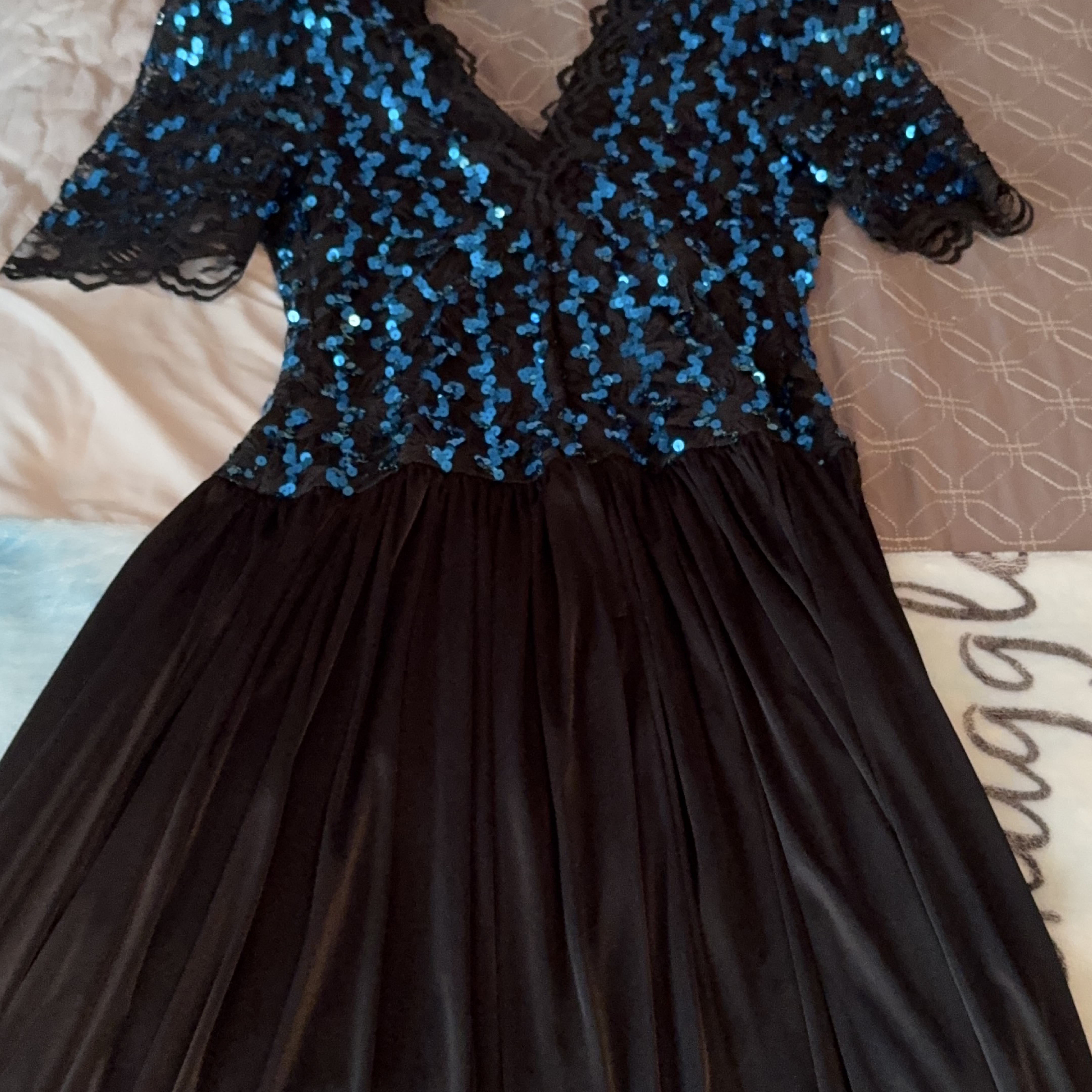 Sequined Black Dress thumbnail