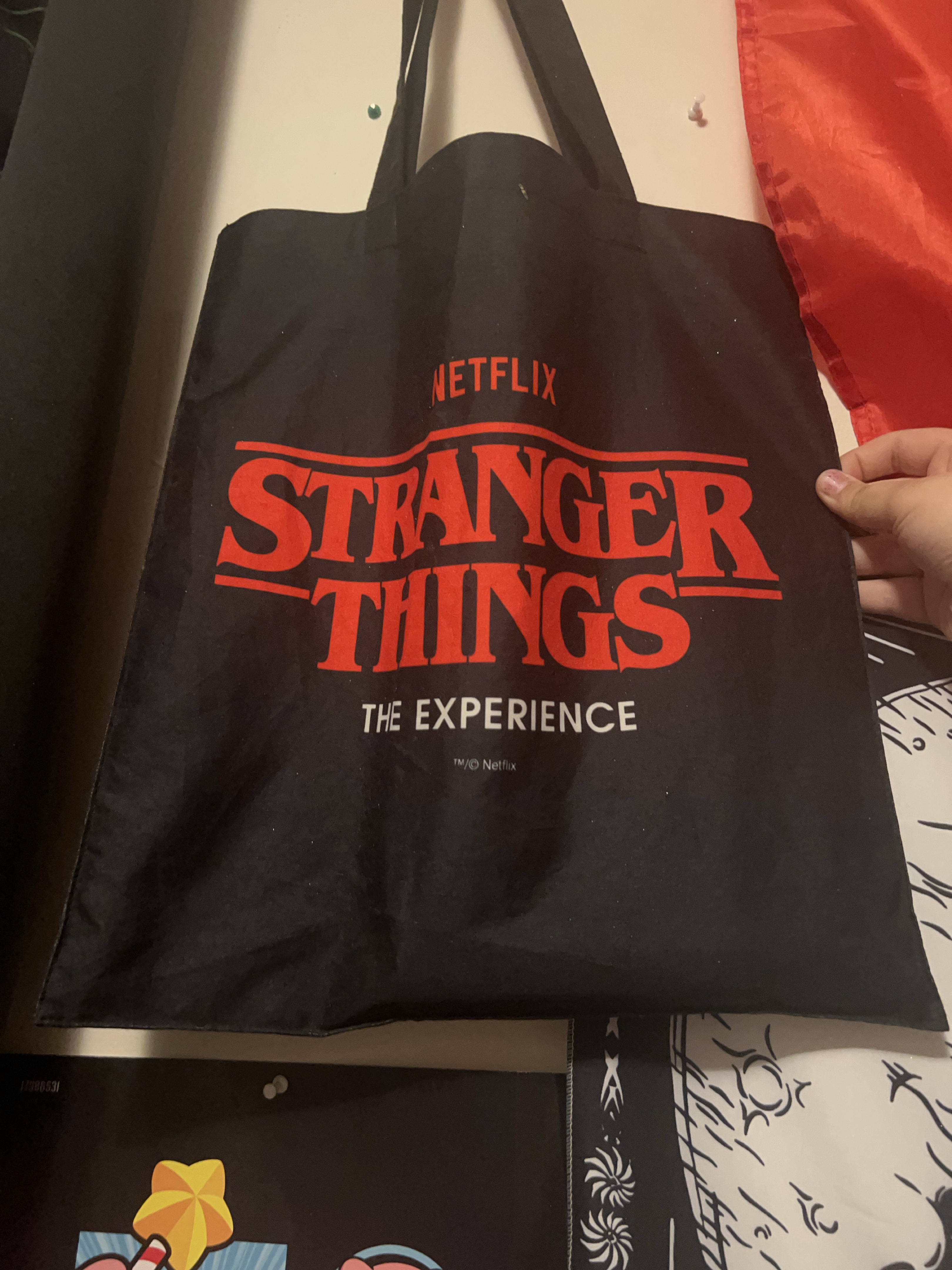 Stranger Things The Experience Tote Bag thumbnail
