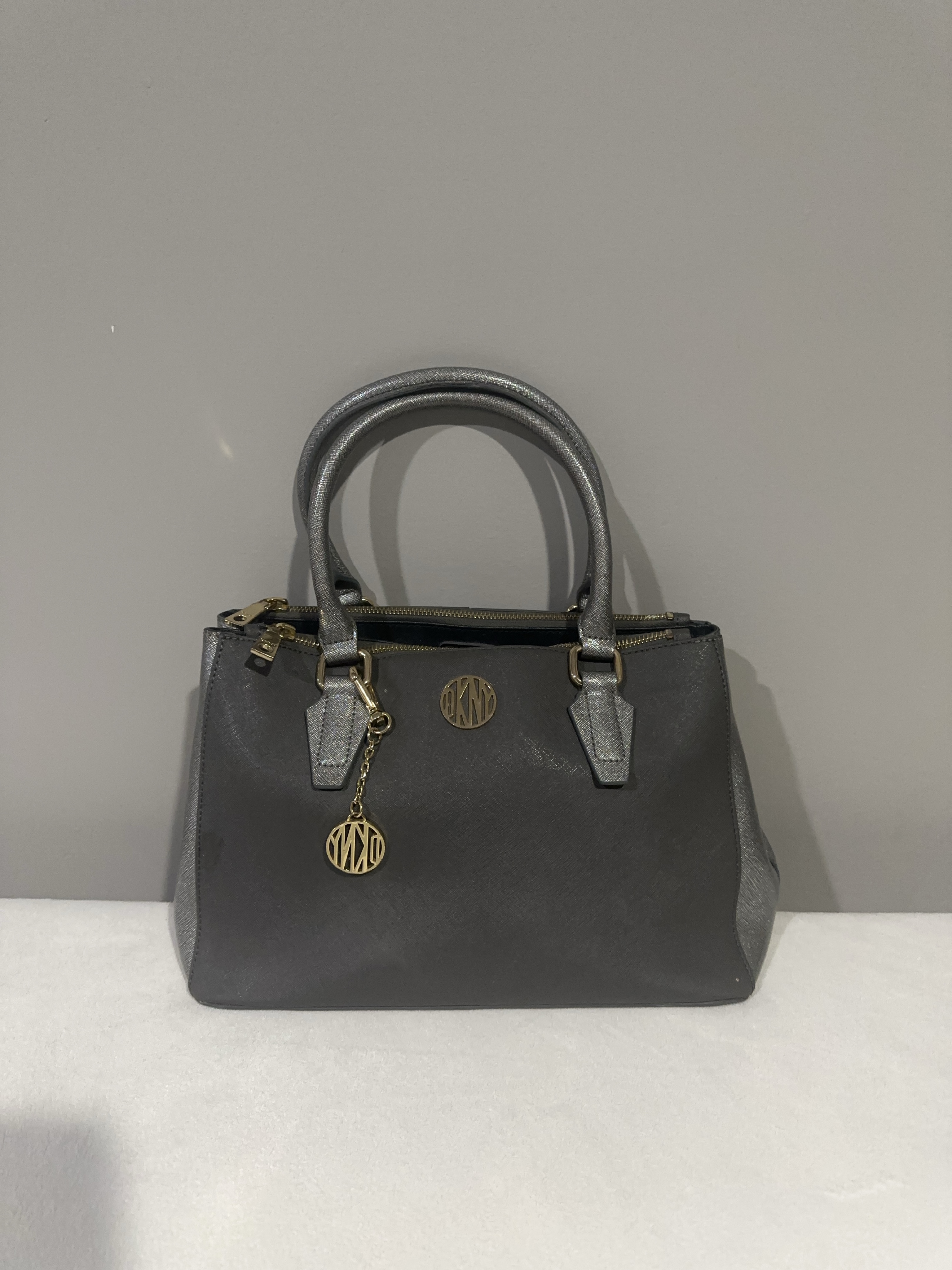 DKNY Grey Purse thumbnail