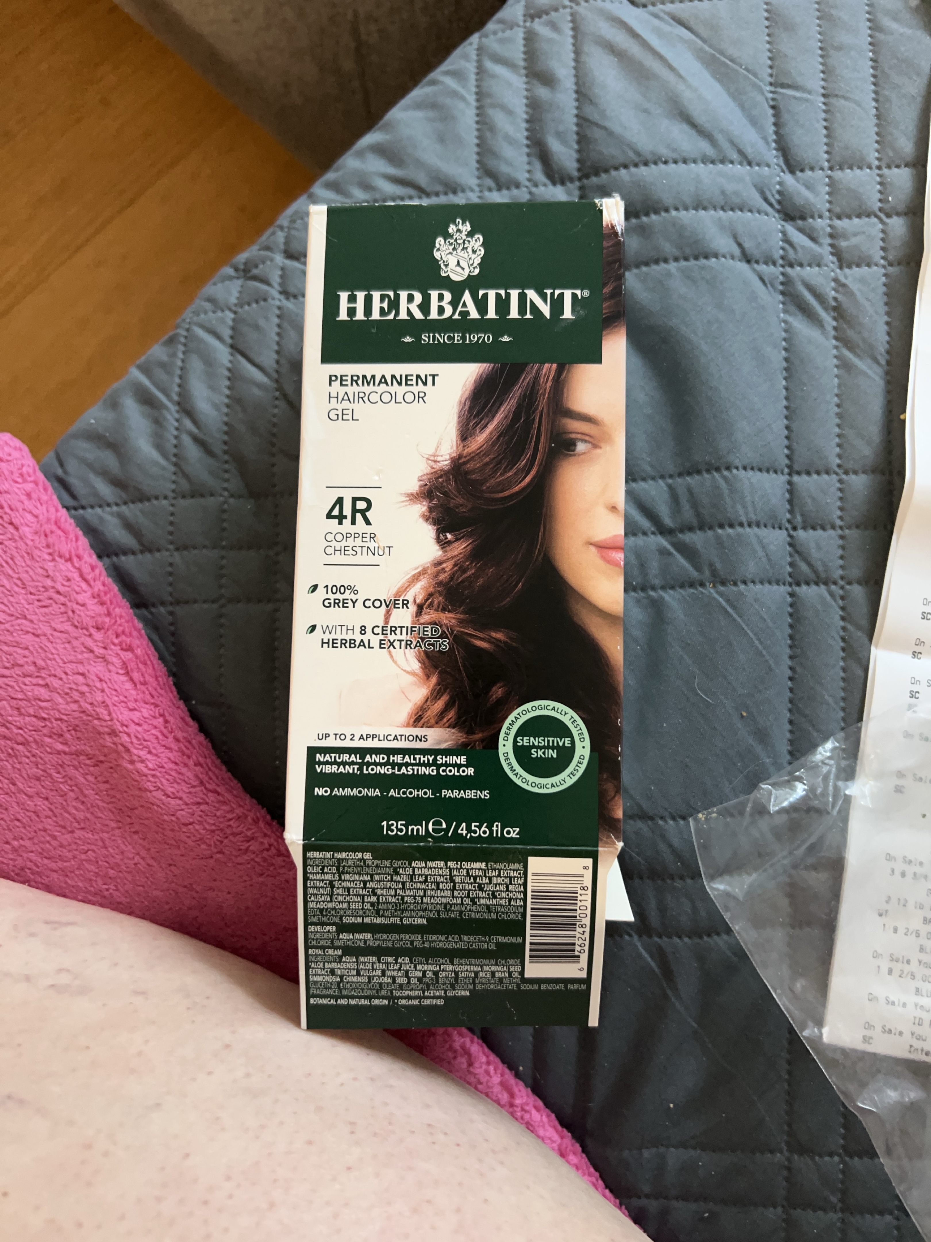 Herbatint 4R Copper Chestnut Haircolor Gel thumbnail