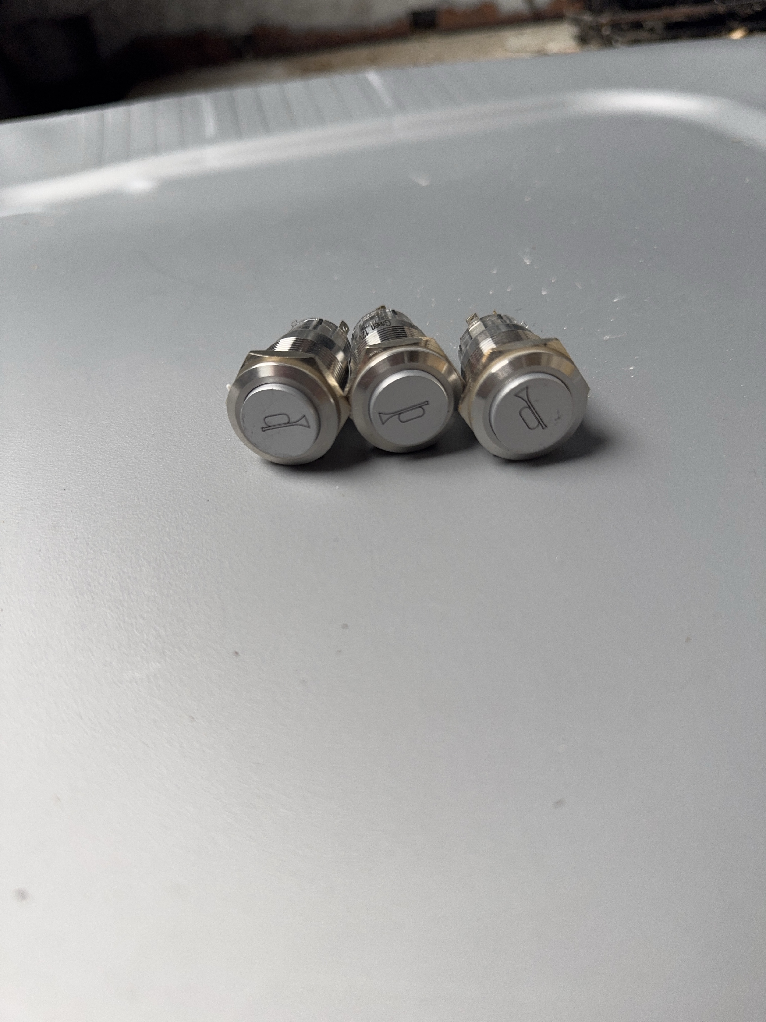 Three Metal Horn Buttons thumbnail