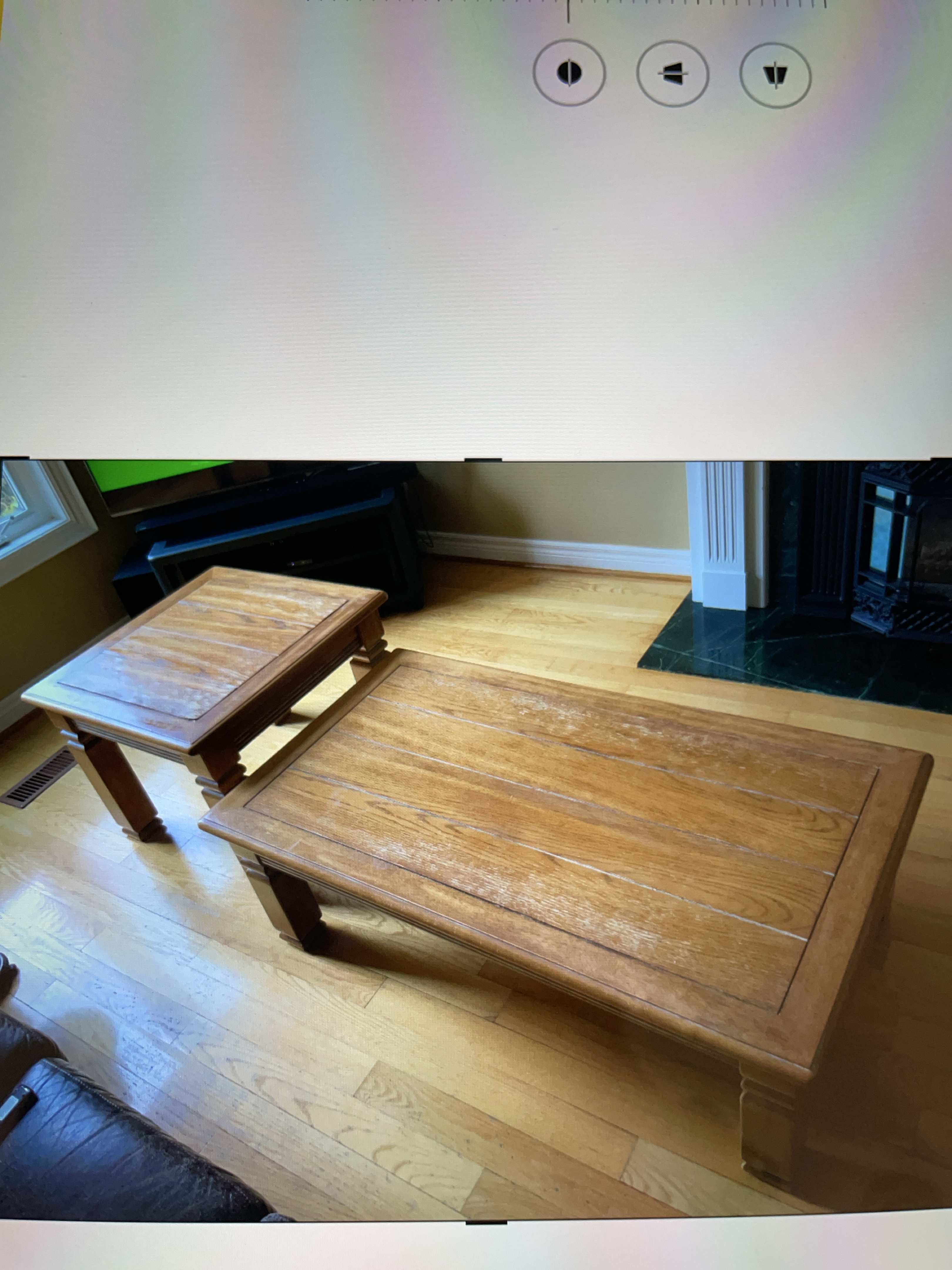 Wooden Coffee Table Set thumbnail