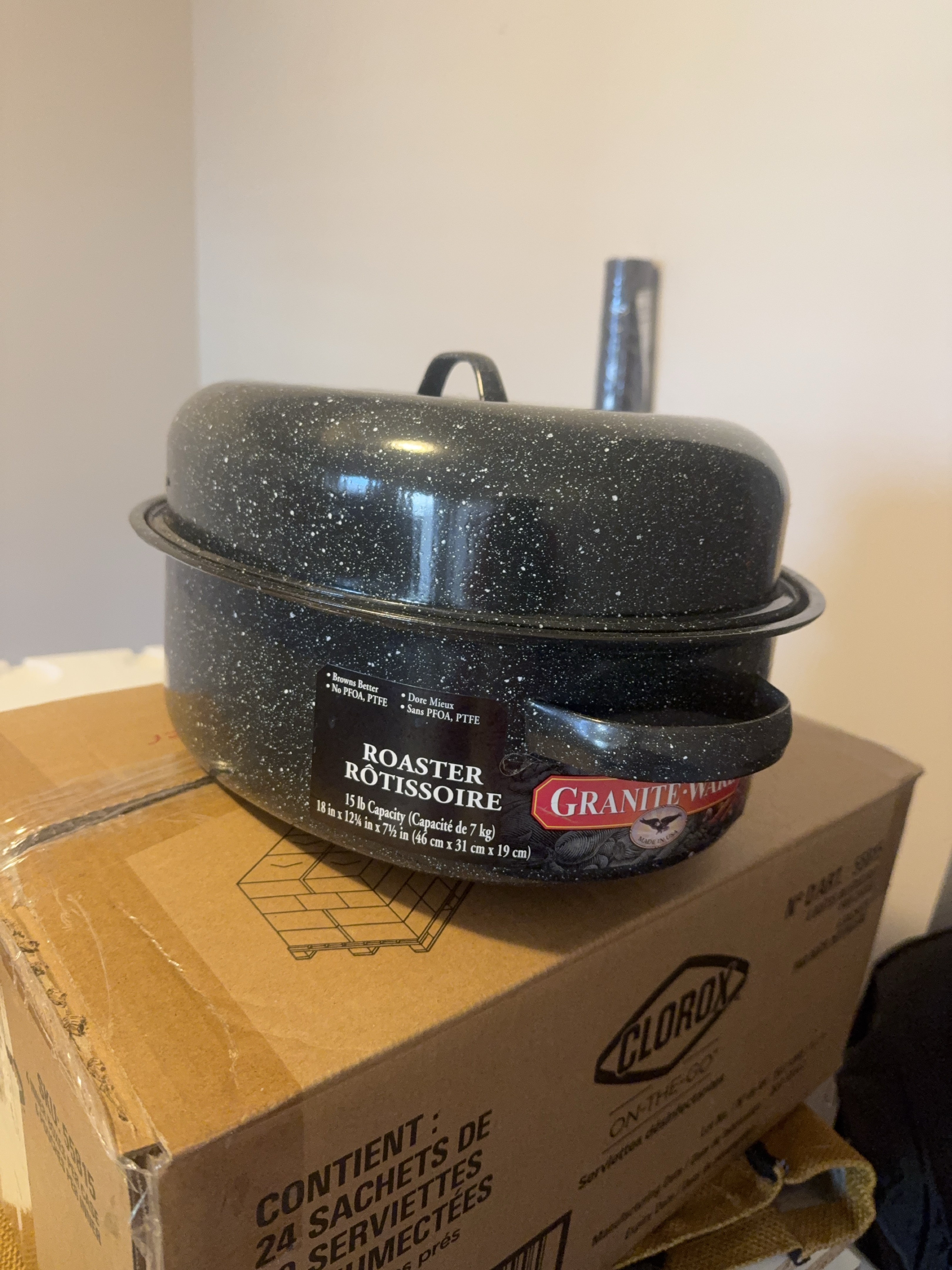 Granite Ware Roaster Rotisserie - 15 lb Capacity