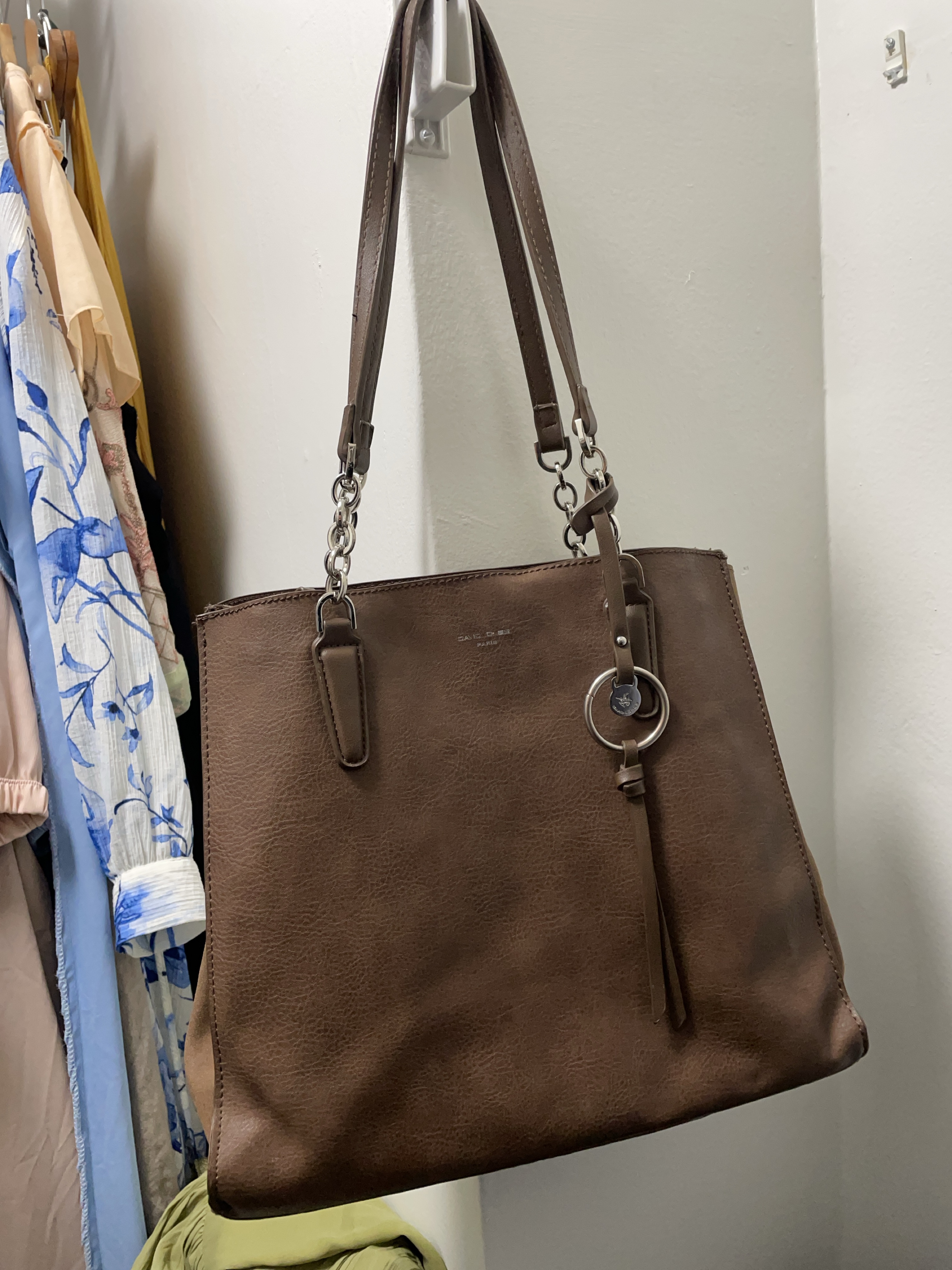 David Jones Brown Tote Bag thumbnail
