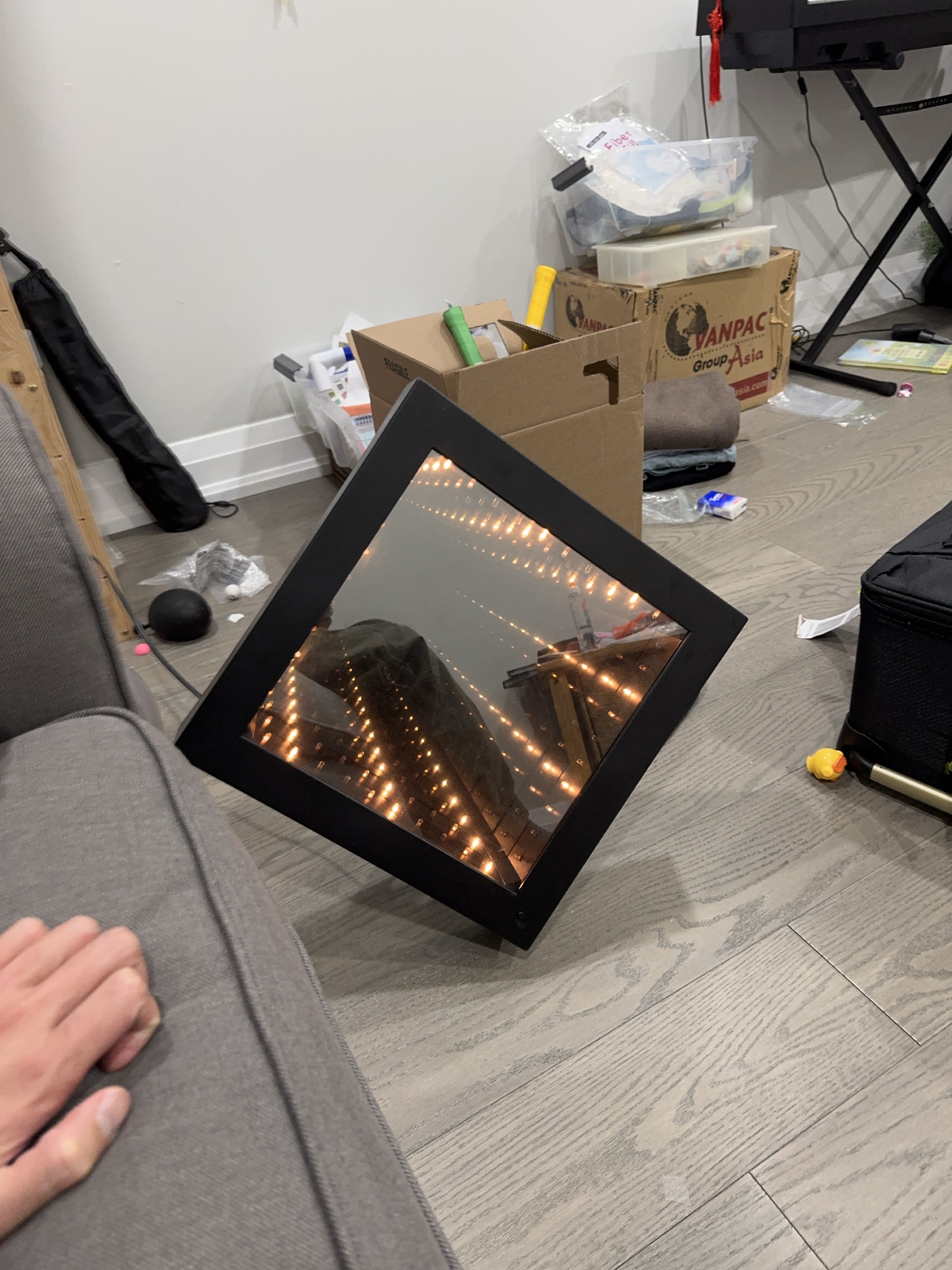 Infinity Mirror with LED Lights thumbnail