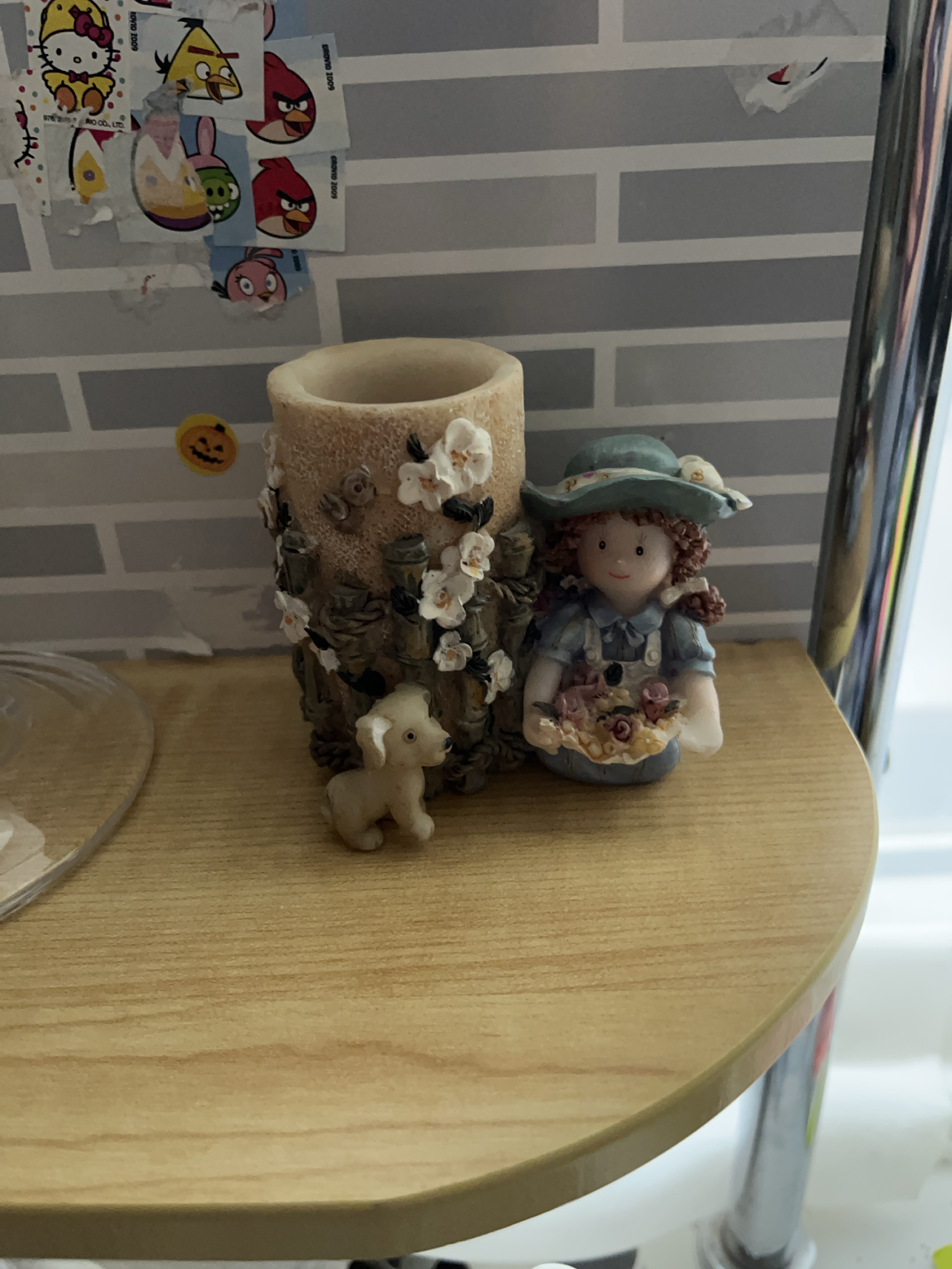 Collectible Figurine with Dog thumbnail