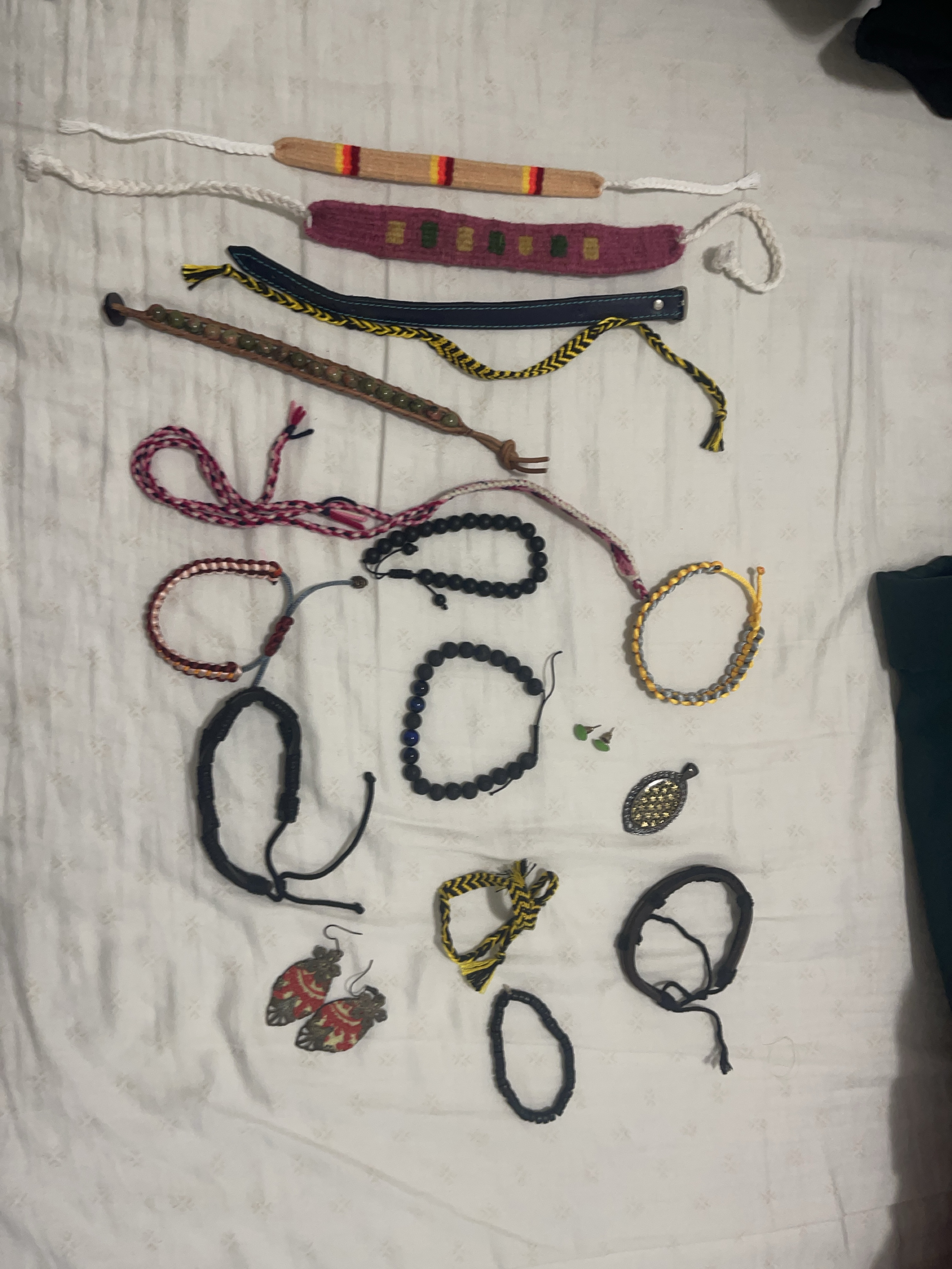 Jewelry Lot: Bracelets, Earrings, and Pendant thumbnail