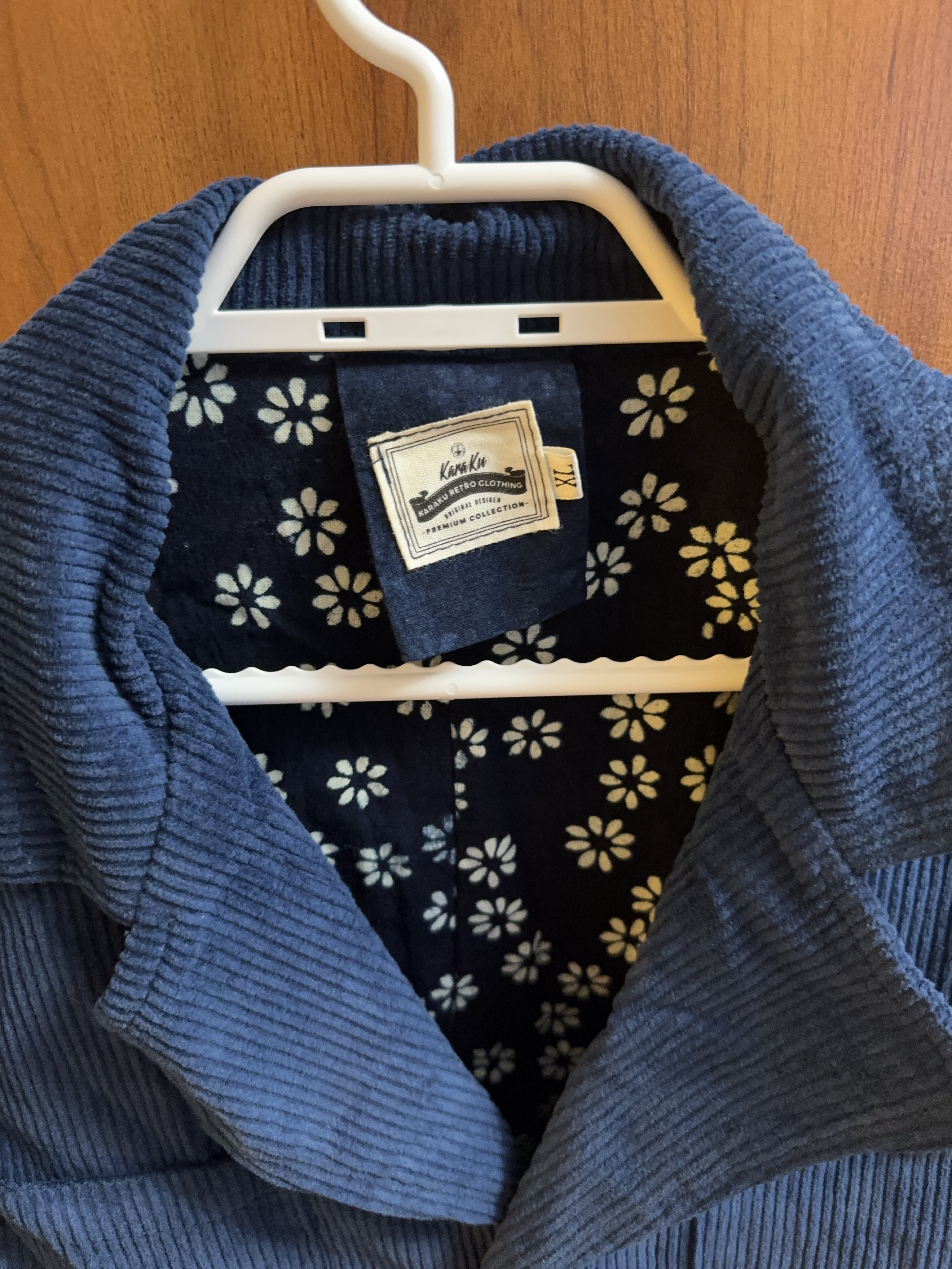 Kanbi Retro Clothing Corduroy Jacket - Size XL thumbnail