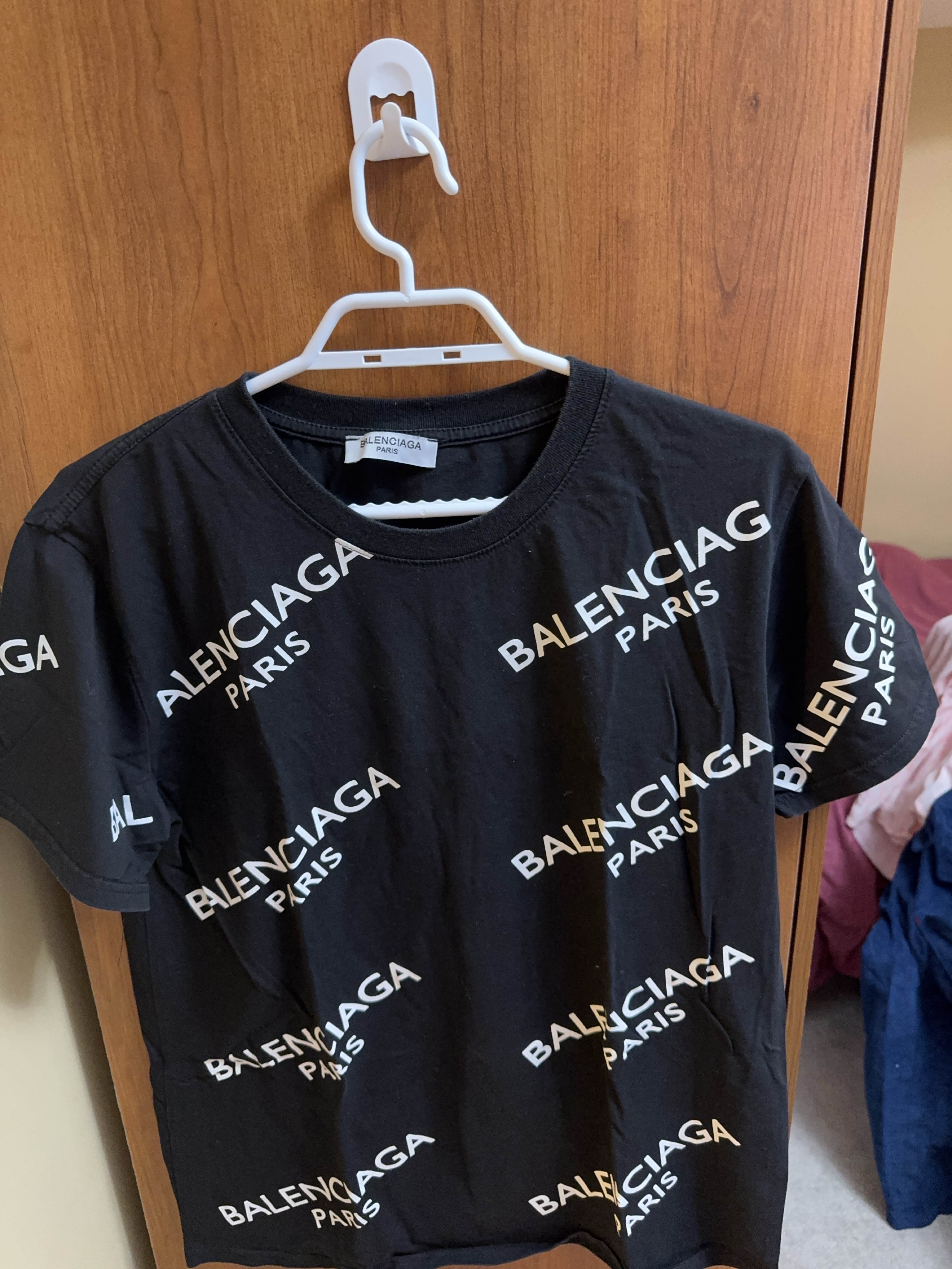 Balenciaga Paris Logo T-Shirt thumbnail
