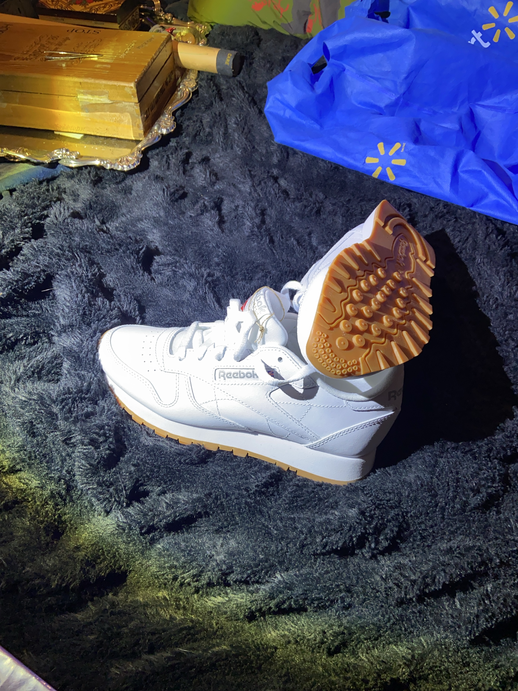 Women's Reebok Classic Leather Sneakers - White thumbnail