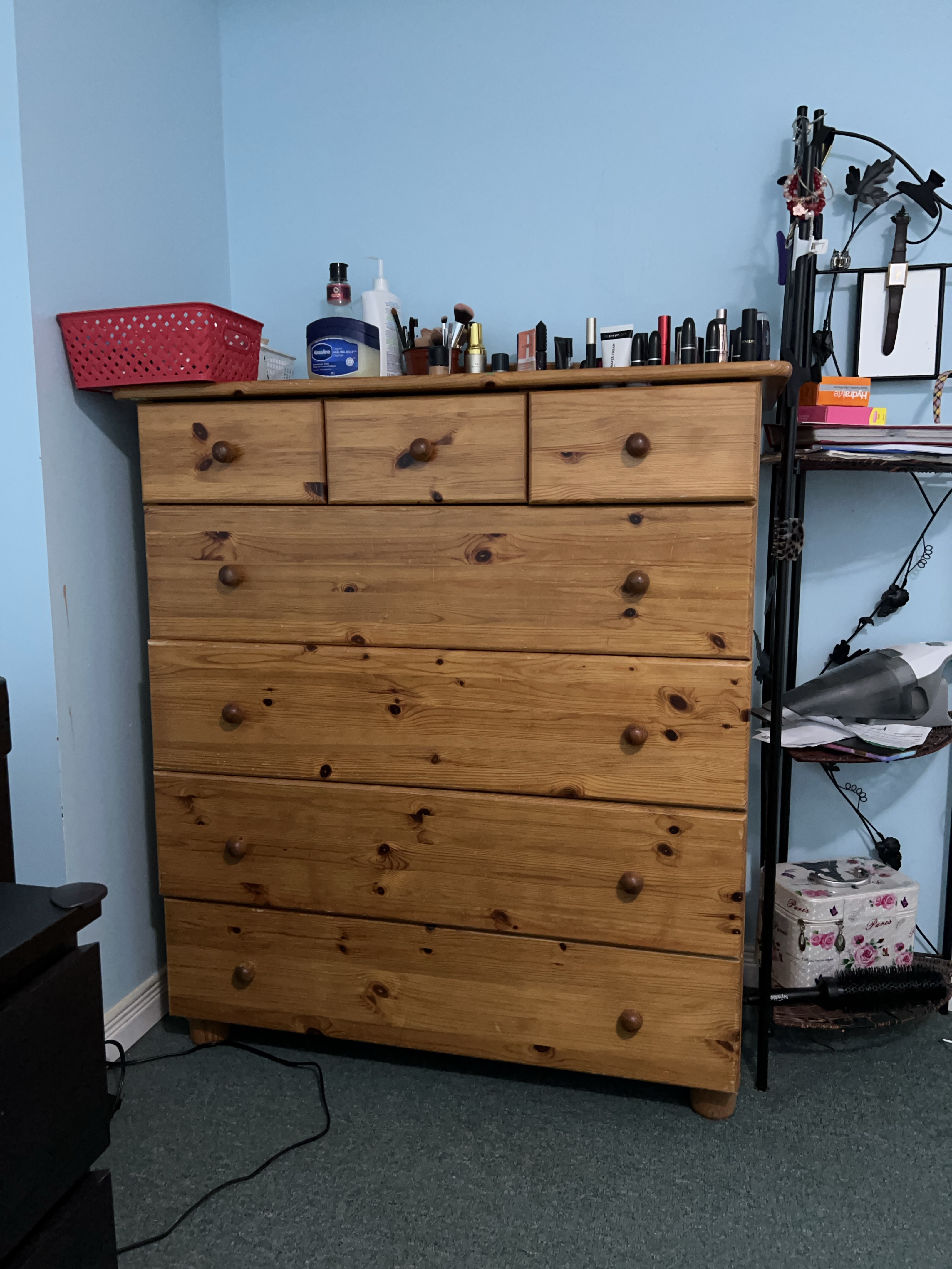 Solid Pinewood 8-Drawer Chest thumbnail