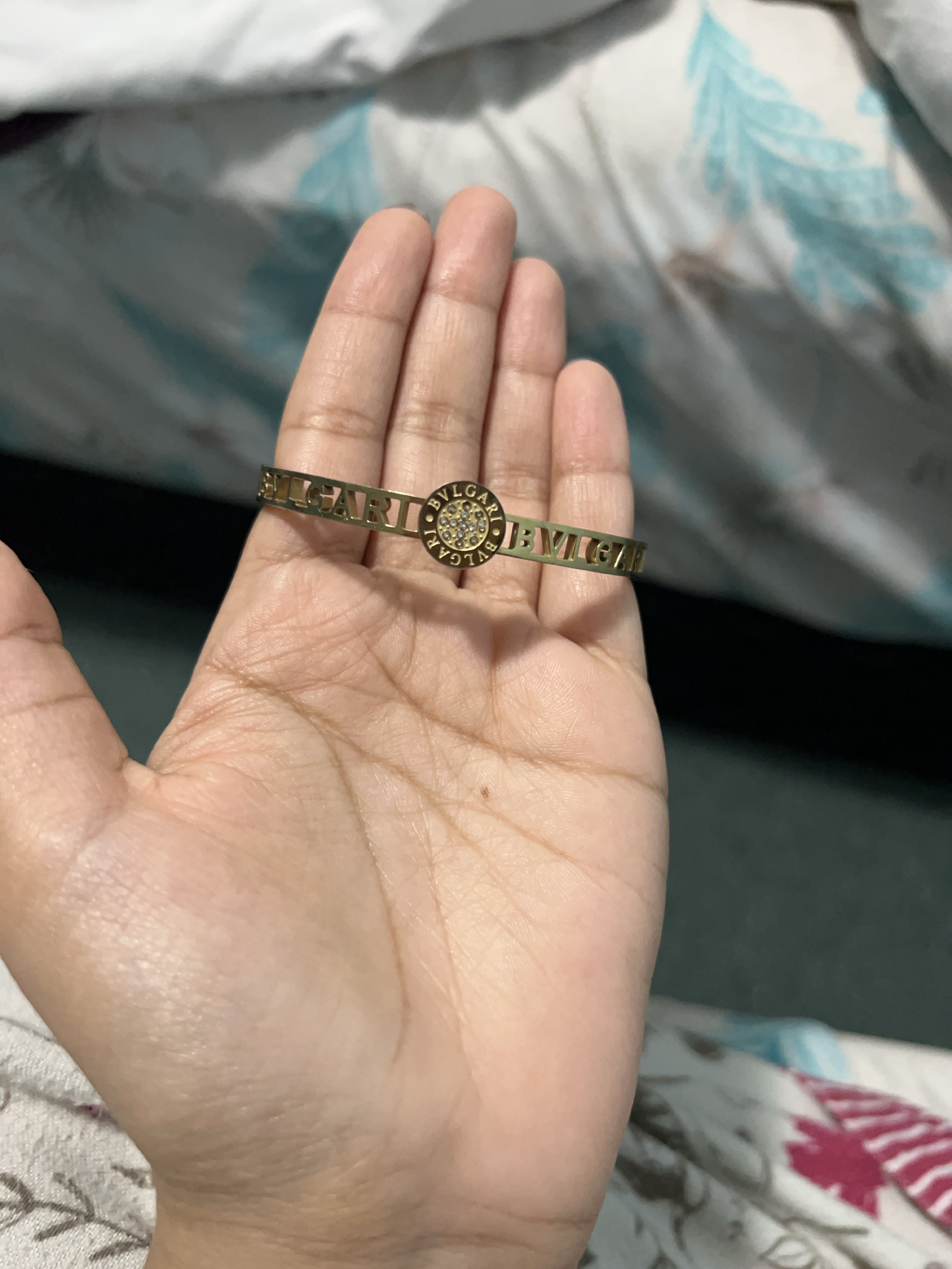 Bvlgari Inspired Gold Bracelet thumbnail