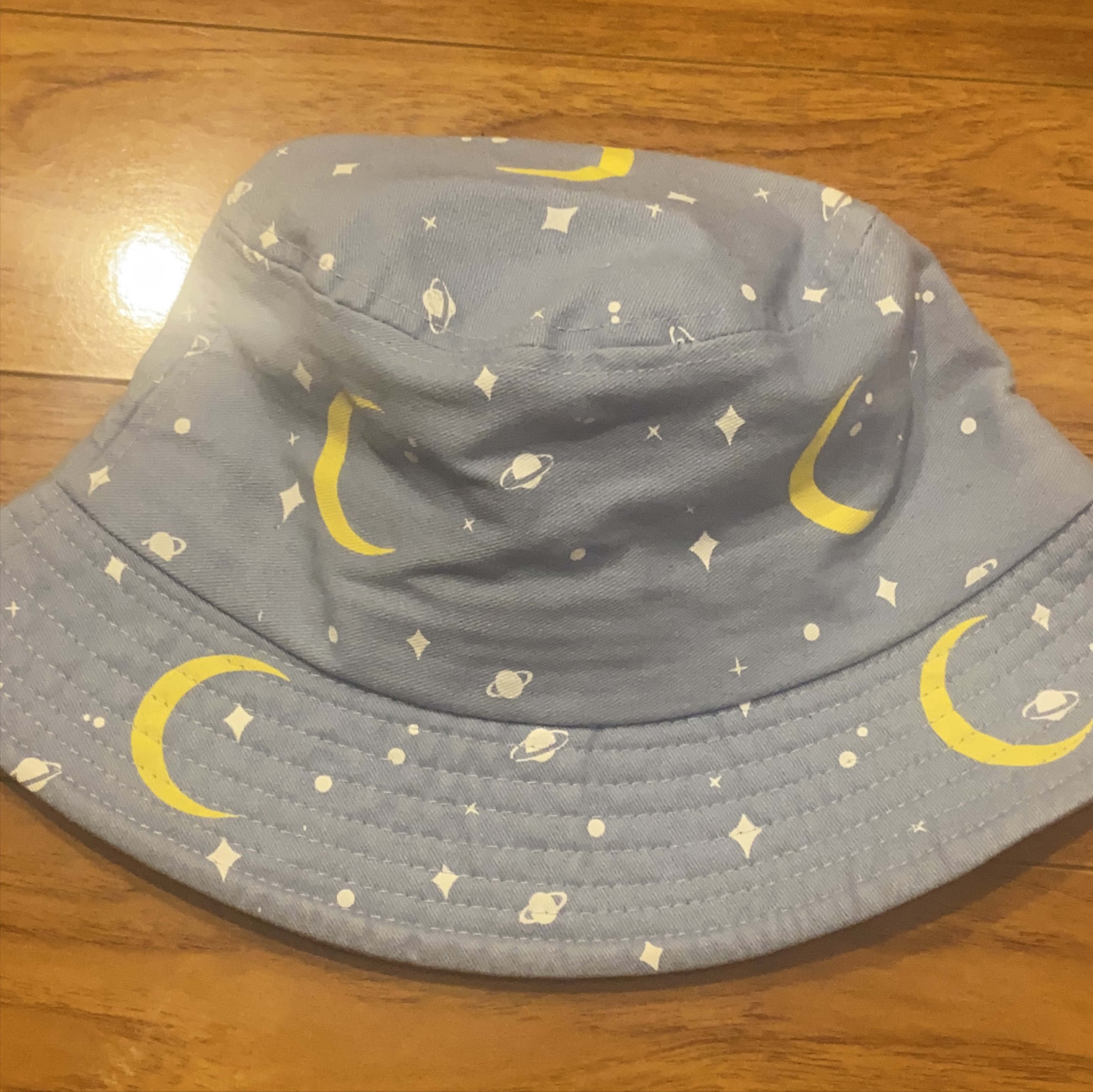 Kids Blue Space Bucket Hat #freecycle thumbnail