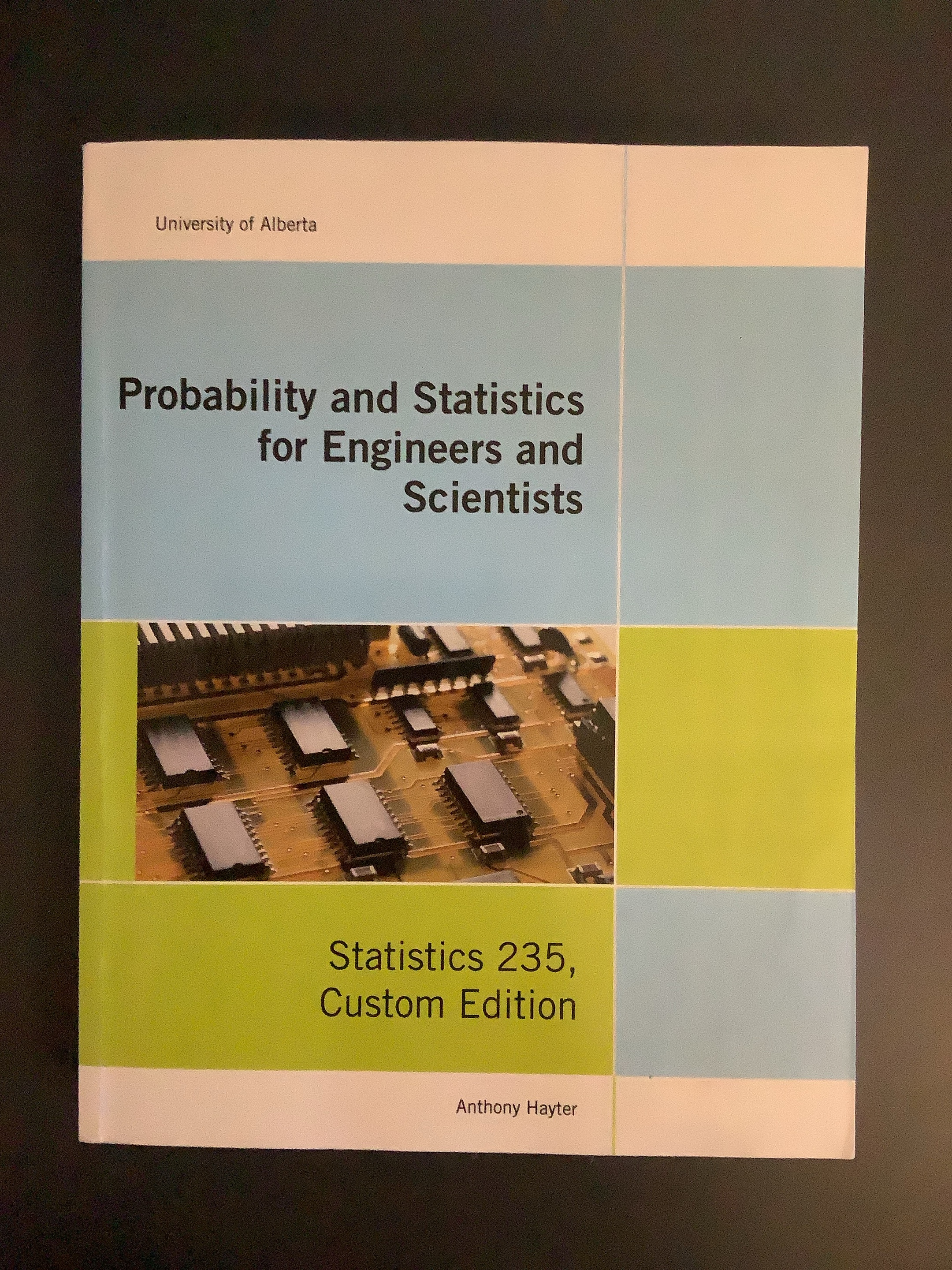 Engineering statistcs textbook/coursepack (STAT 235) thumbnail