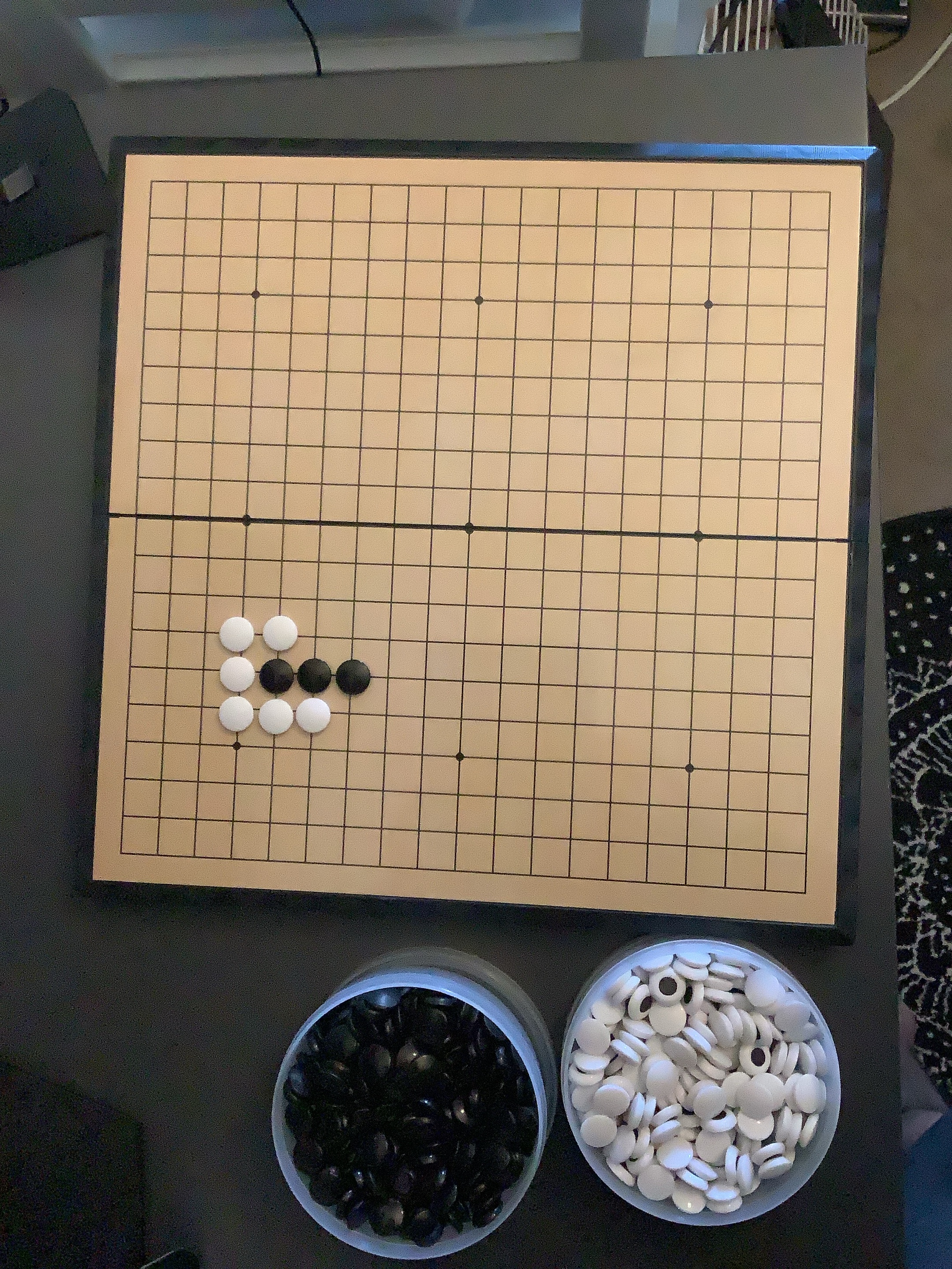 Magnetic Go board (foldable, with piece containers) thumbnail