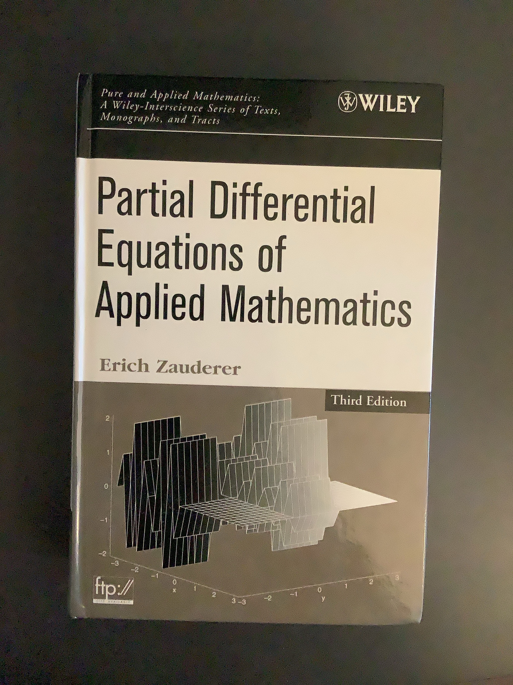 Partial Differential Equations of Applied Mathematics (textbook) thumbnail