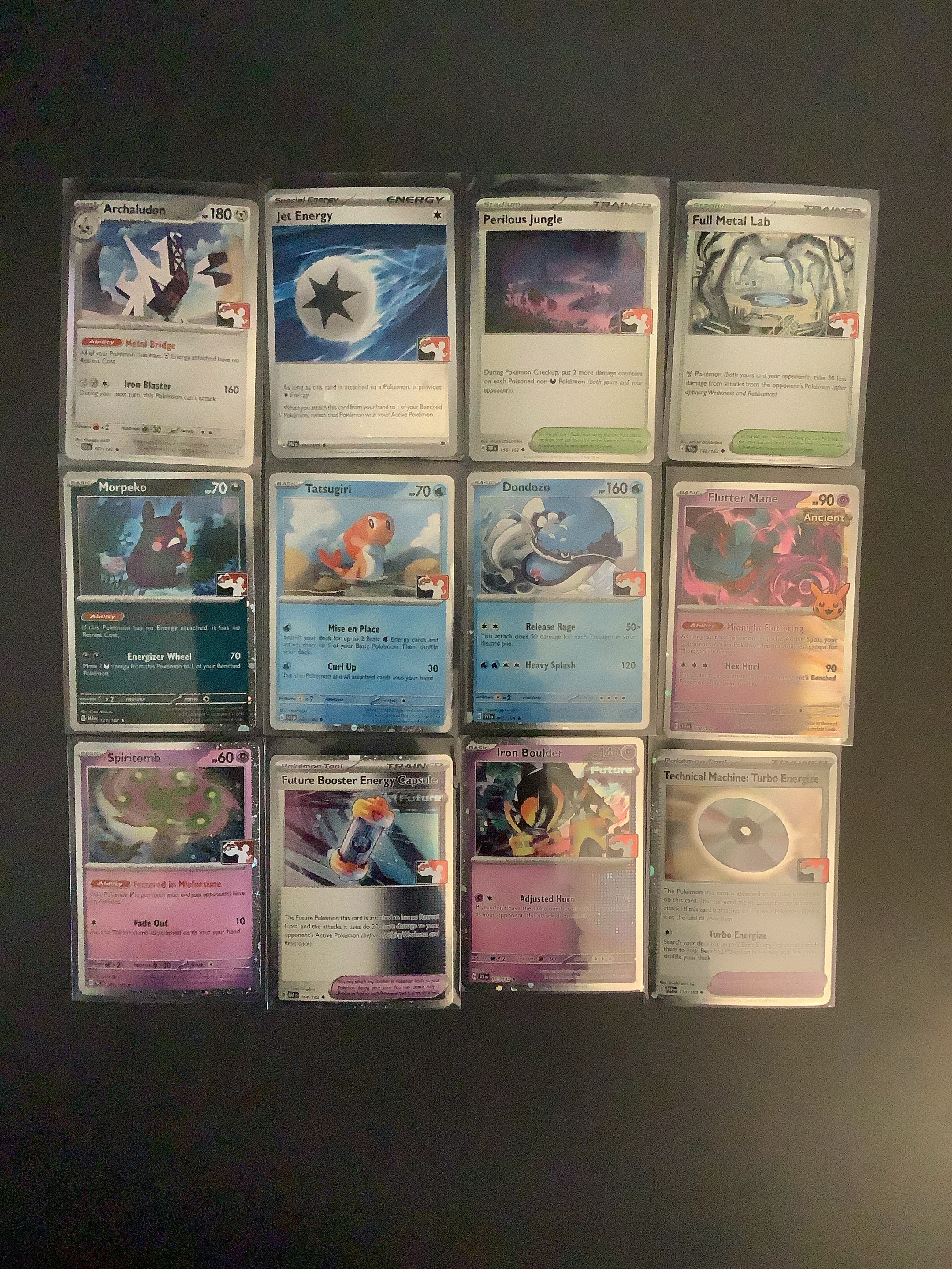 Various Scarlet/Violet stamped prize/cosmos cards thumbnail