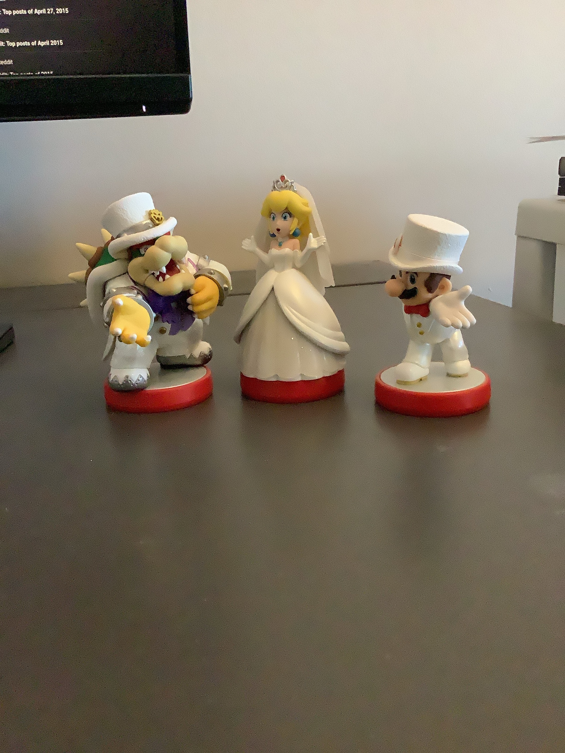 Wedding Mario, Peach, and Bowser Amiibo Figures thumbnail