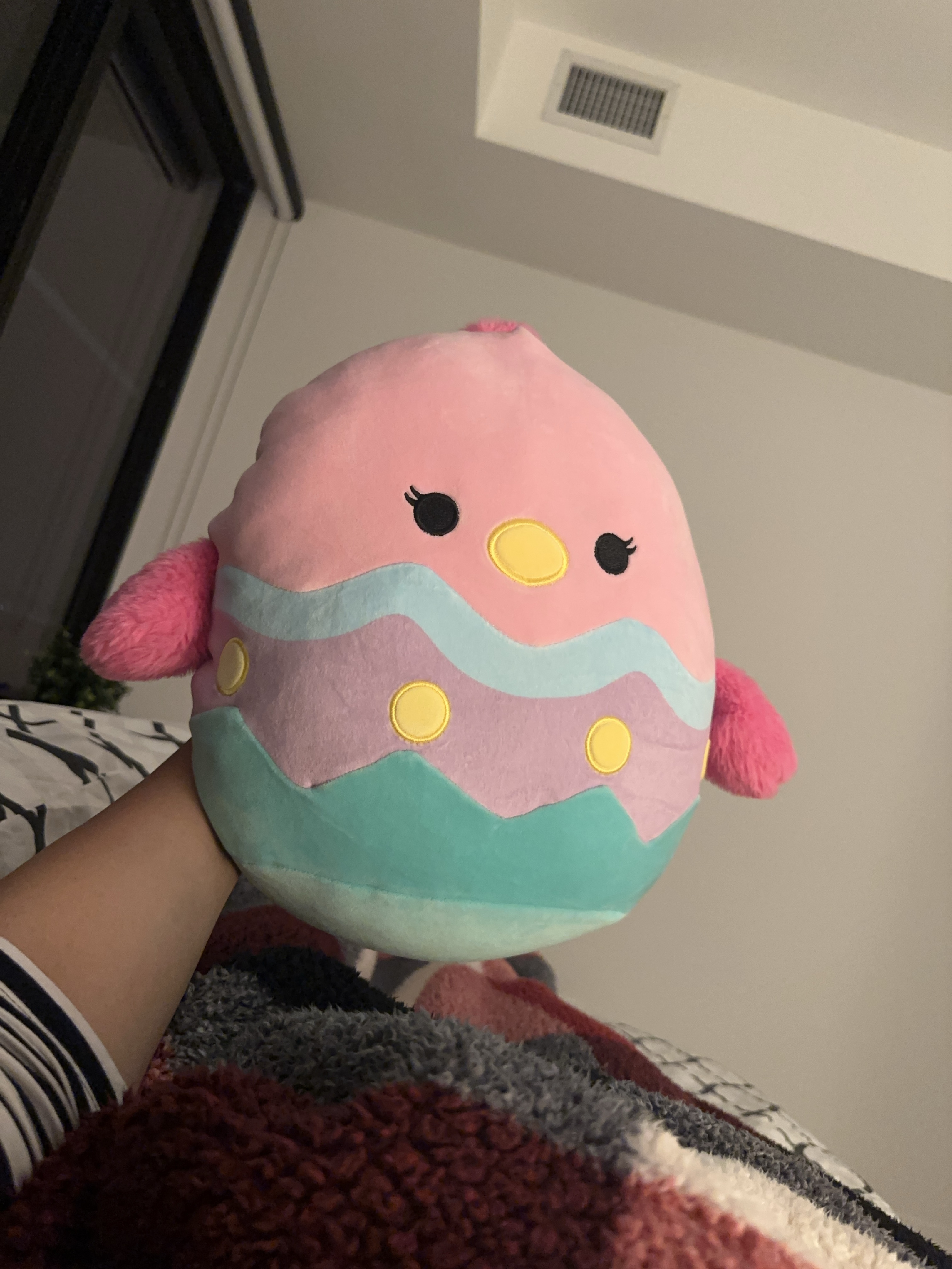 Pink Easter Egg Plush Toy