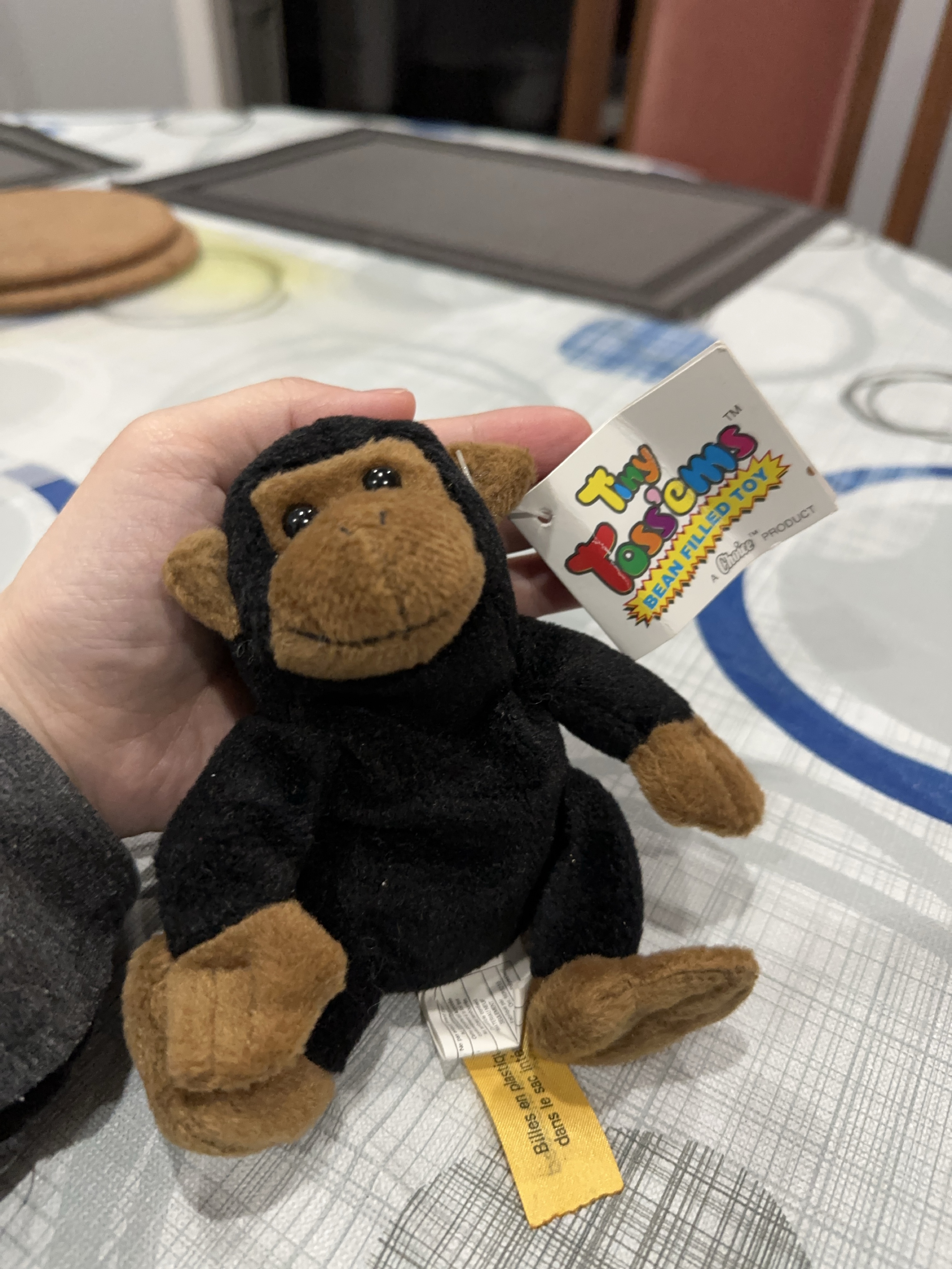 Tiny Toss'ems Bean Filled Toy Monkey thumbnail