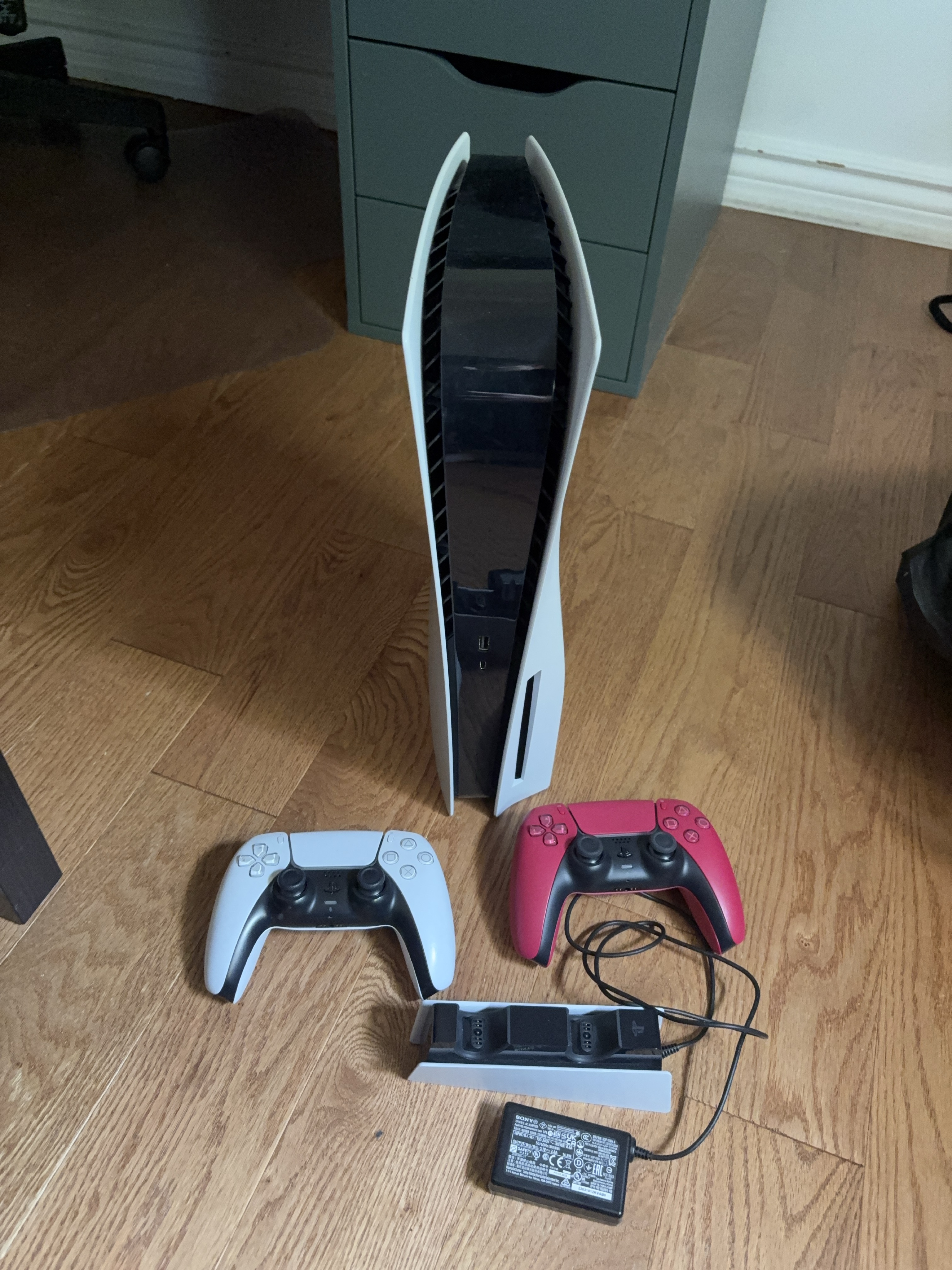 PlayStation 5 Console with Two Controllers