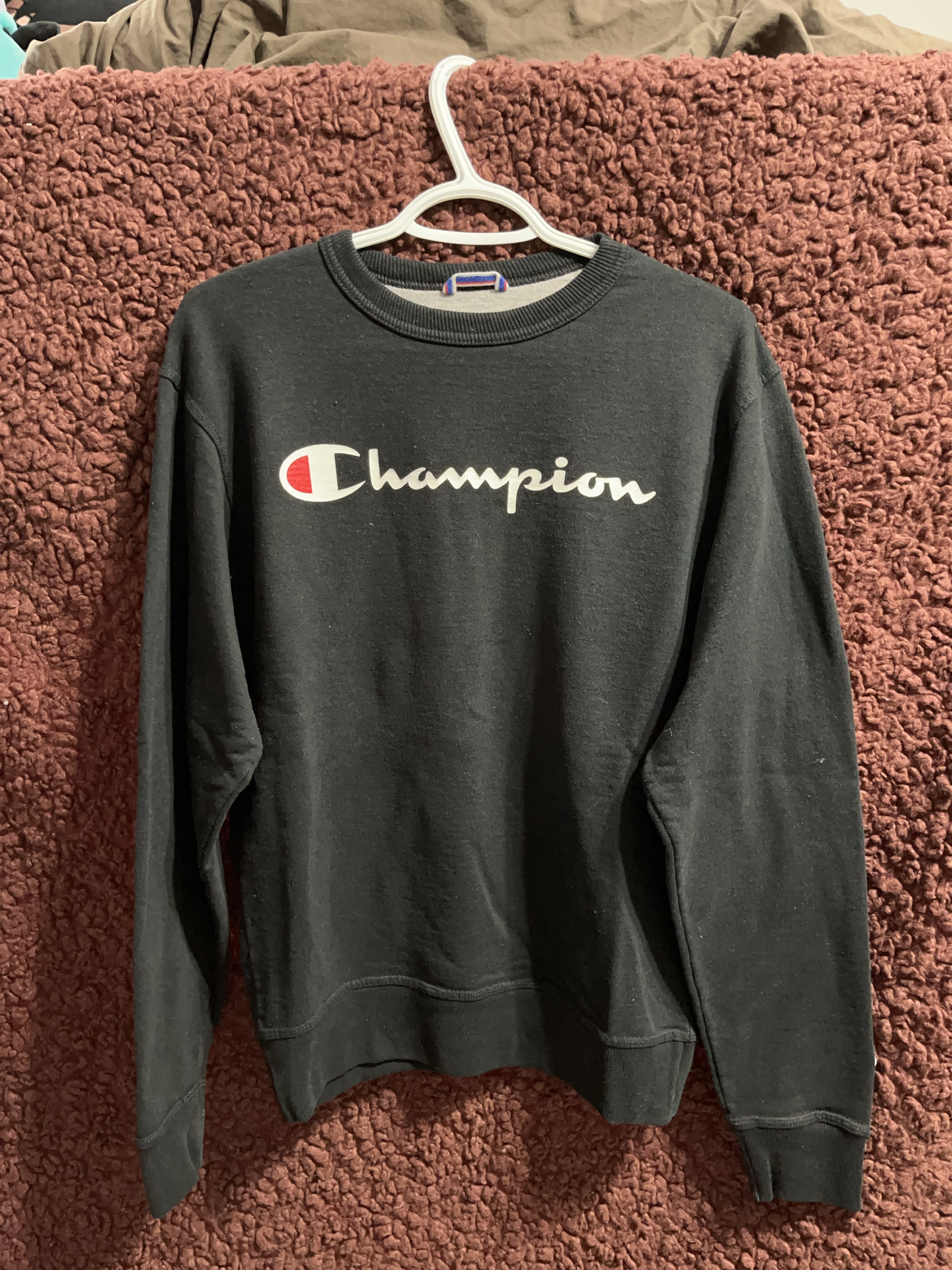 Champion Black Crewneck Sweatshirt thumbnail