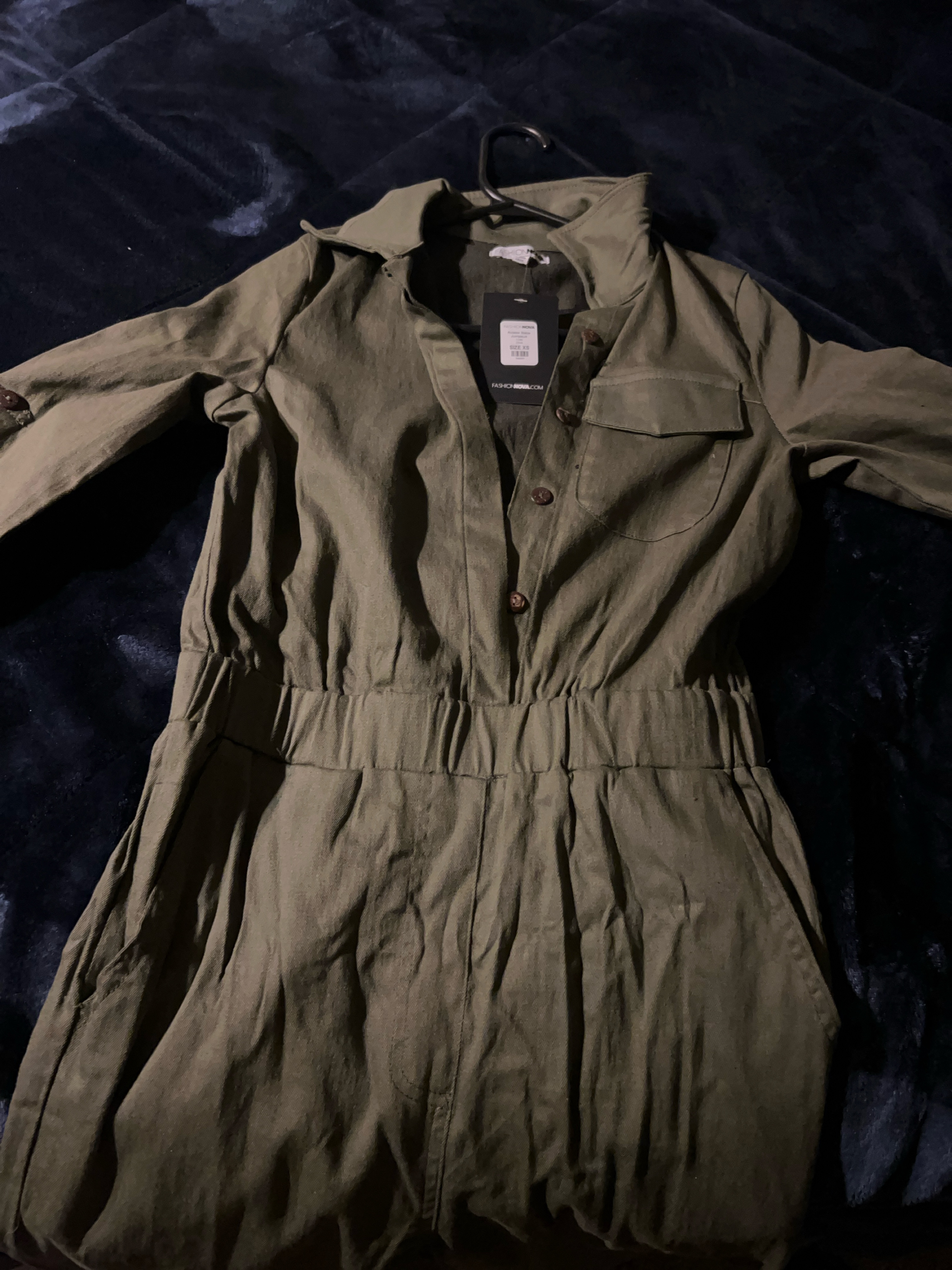Olive Green Jumpsuit thumbnail