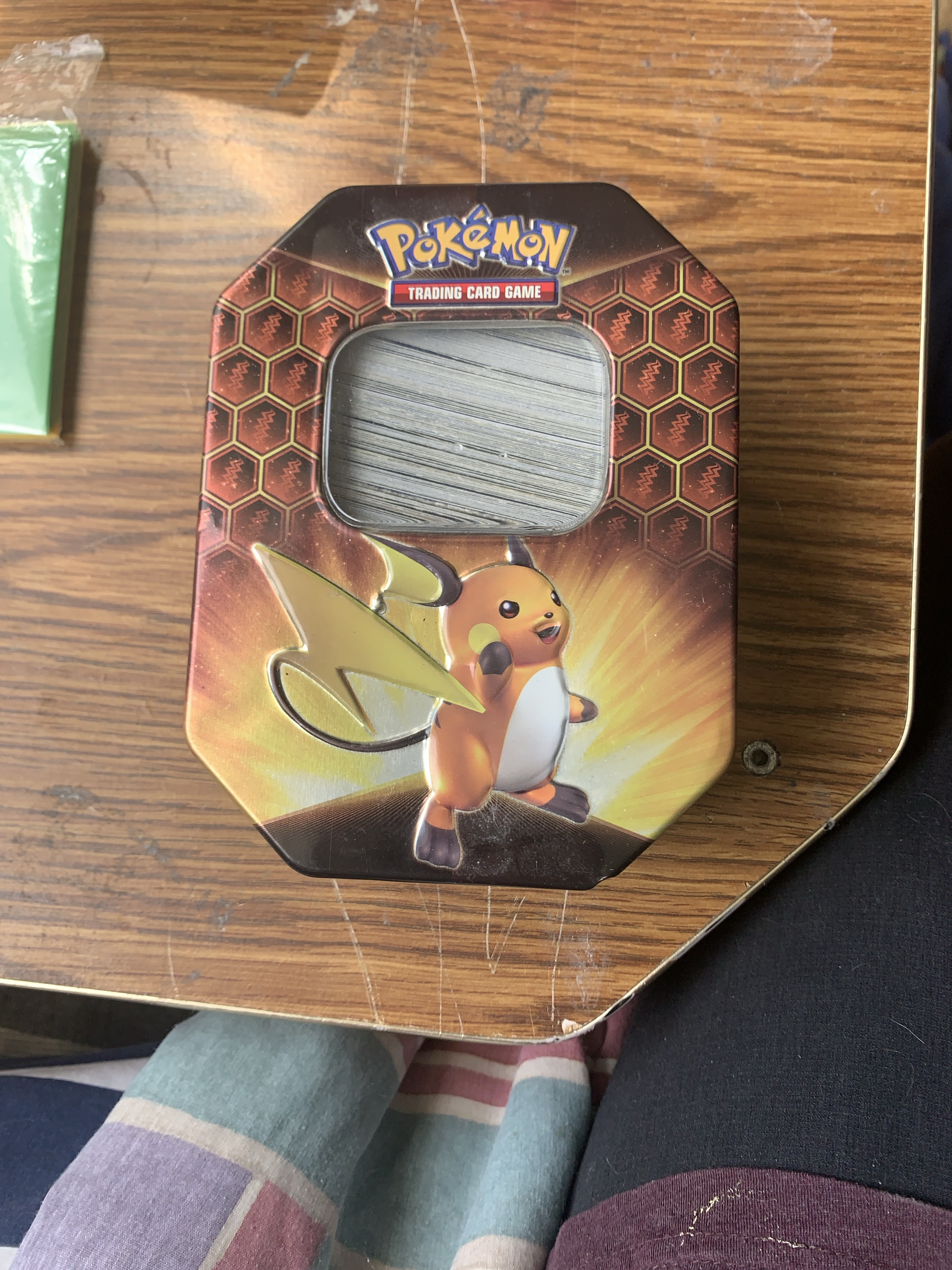 Pokemon Raichu Trading Card Game Tin thumbnail