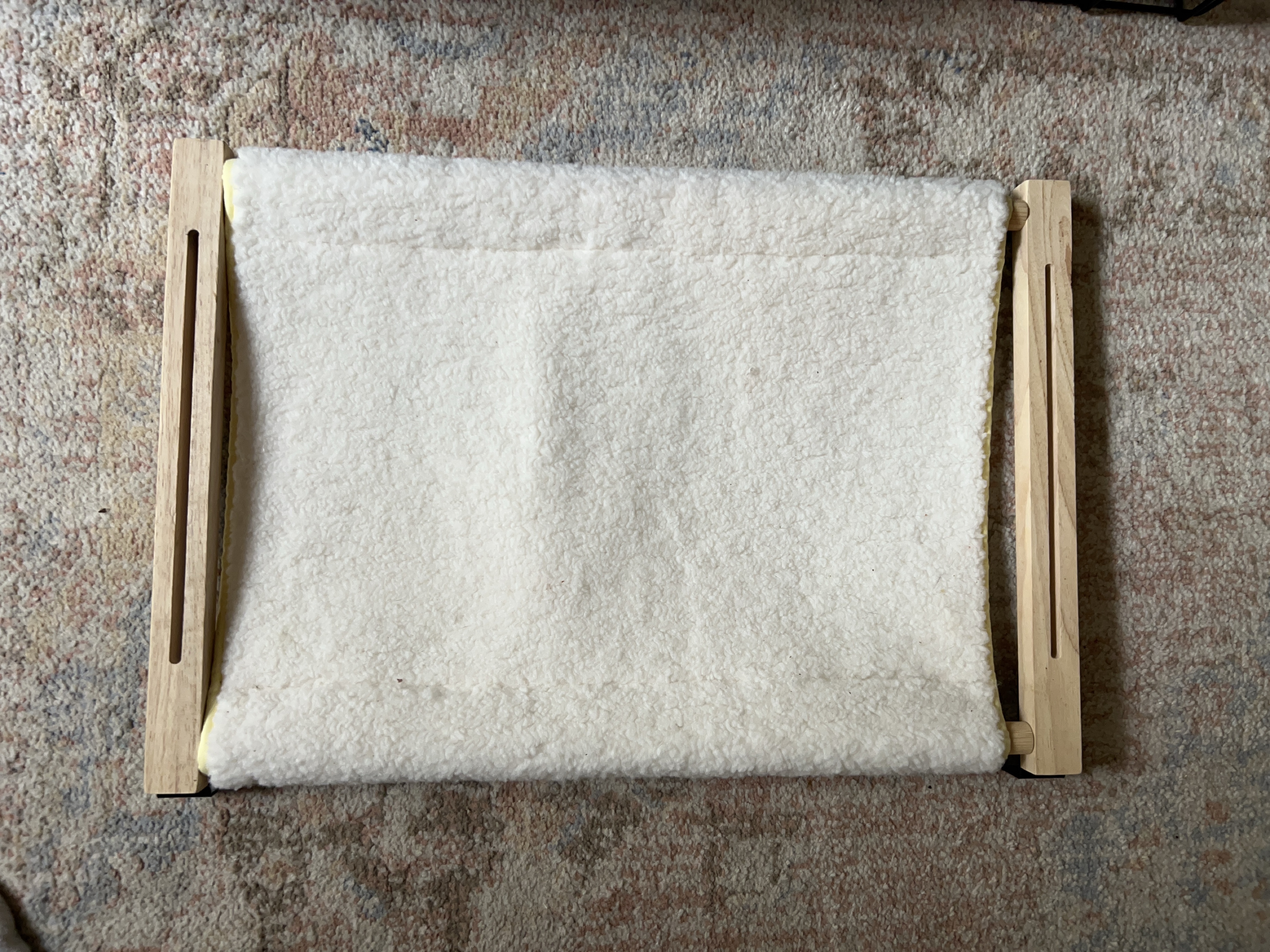 Handmade Cat Bed with Wooden Frame