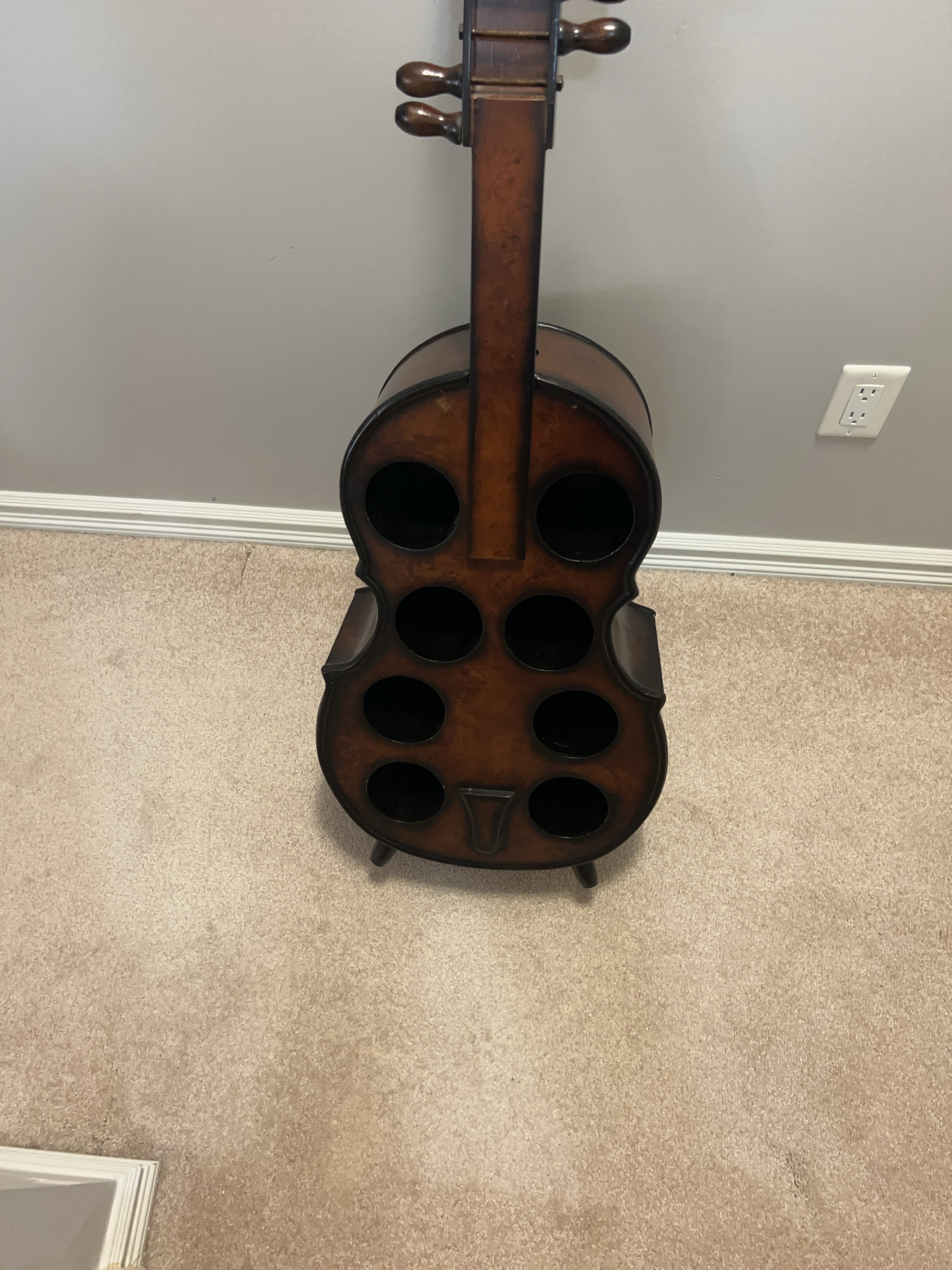 Violin-Shaped Wine Rack thumbnail