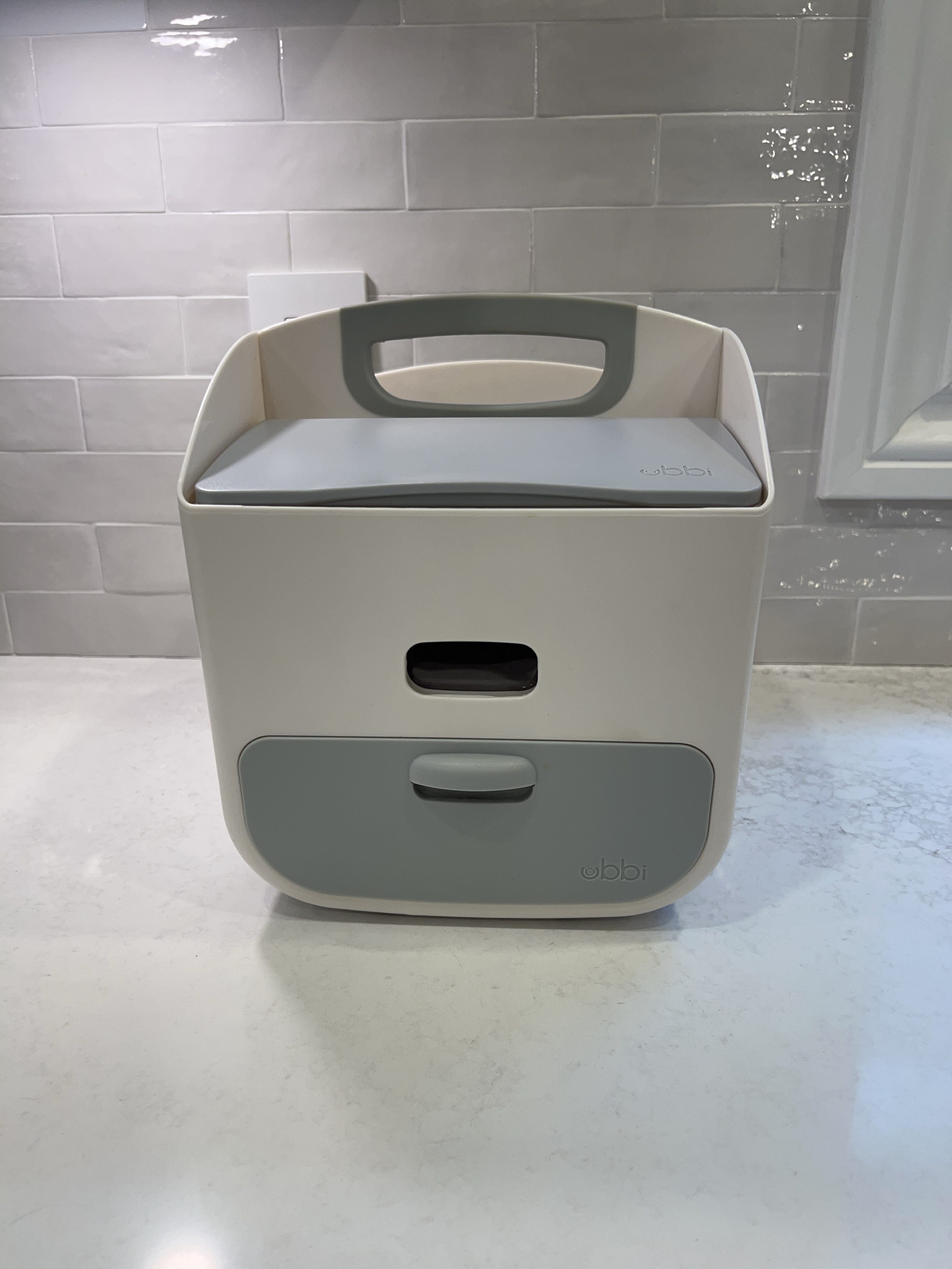 Ubbi Baby Wipe Dispenser and diaper caddy