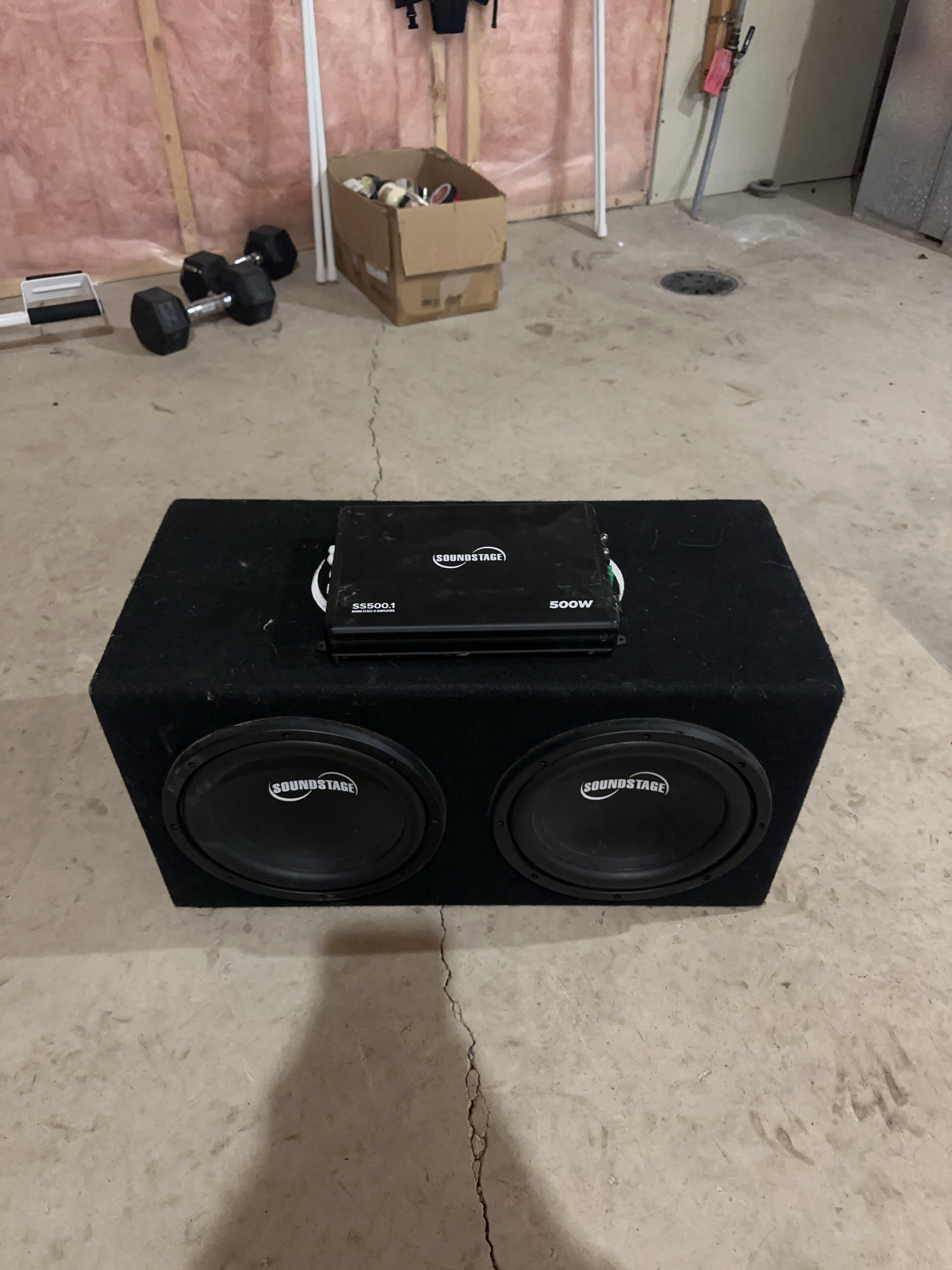 SoundStage SS210PP 10" Dual Subwoofer System
