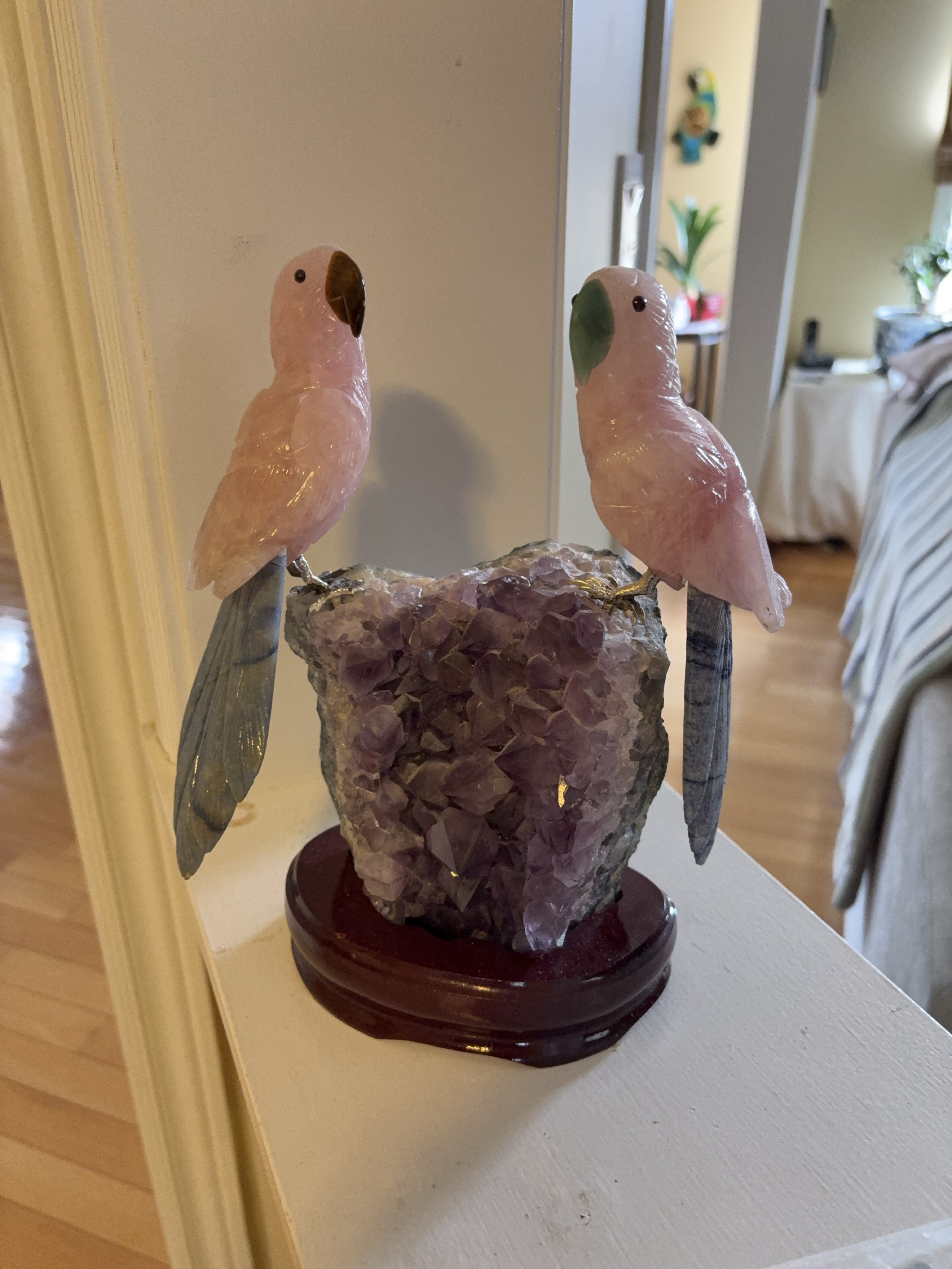 Stone Parrot Sculpture thumbnail