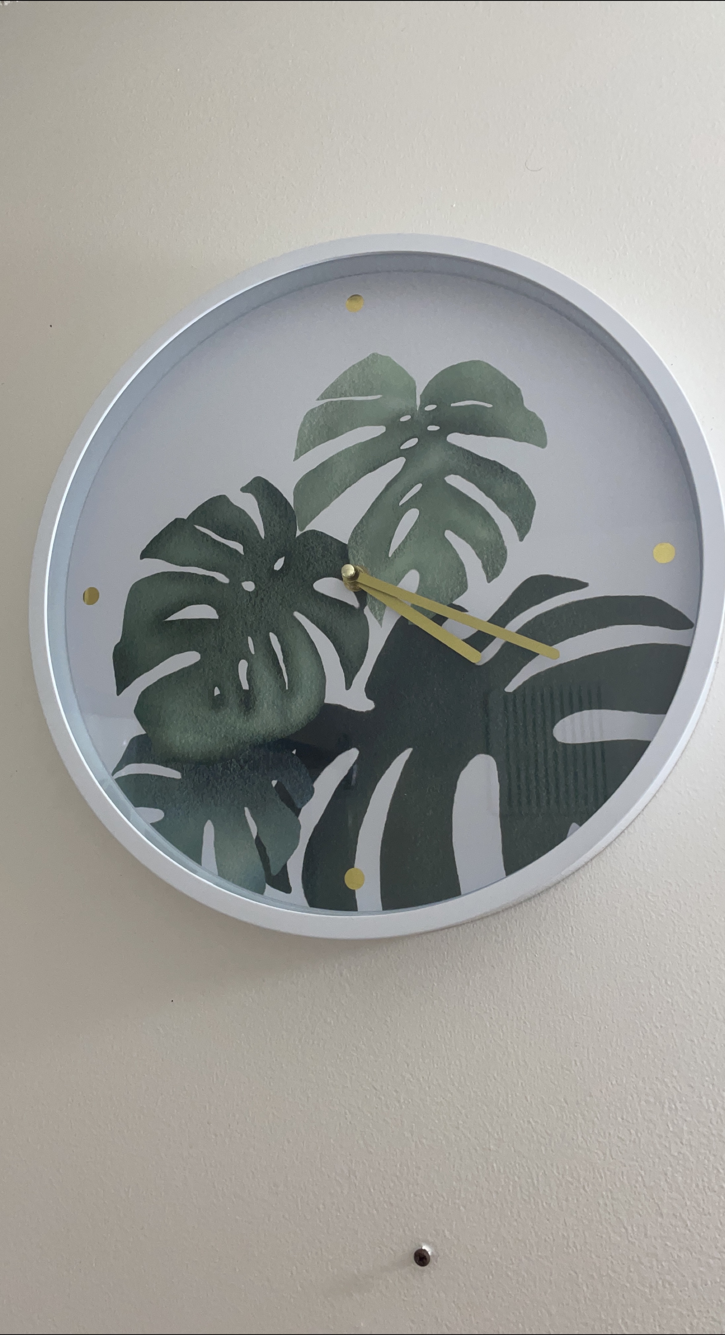 Monstera Leaf Wall Clock thumbnail
