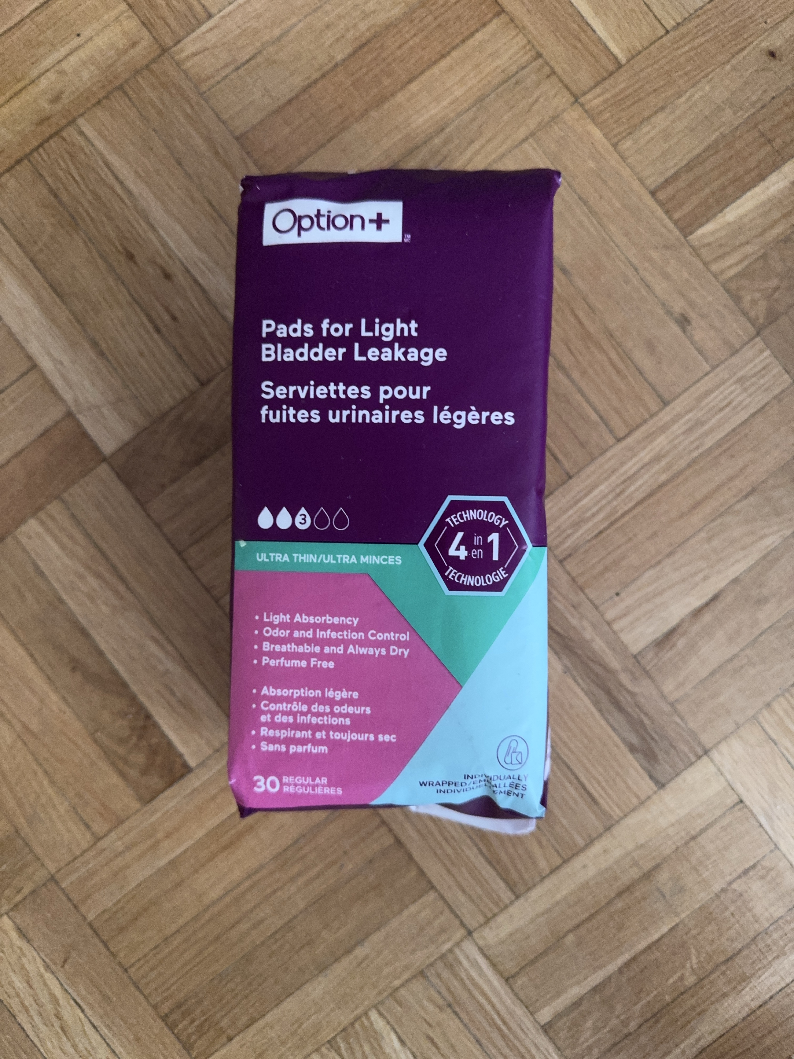 Option+ Pads for Light Bladder Leakage thumbnail