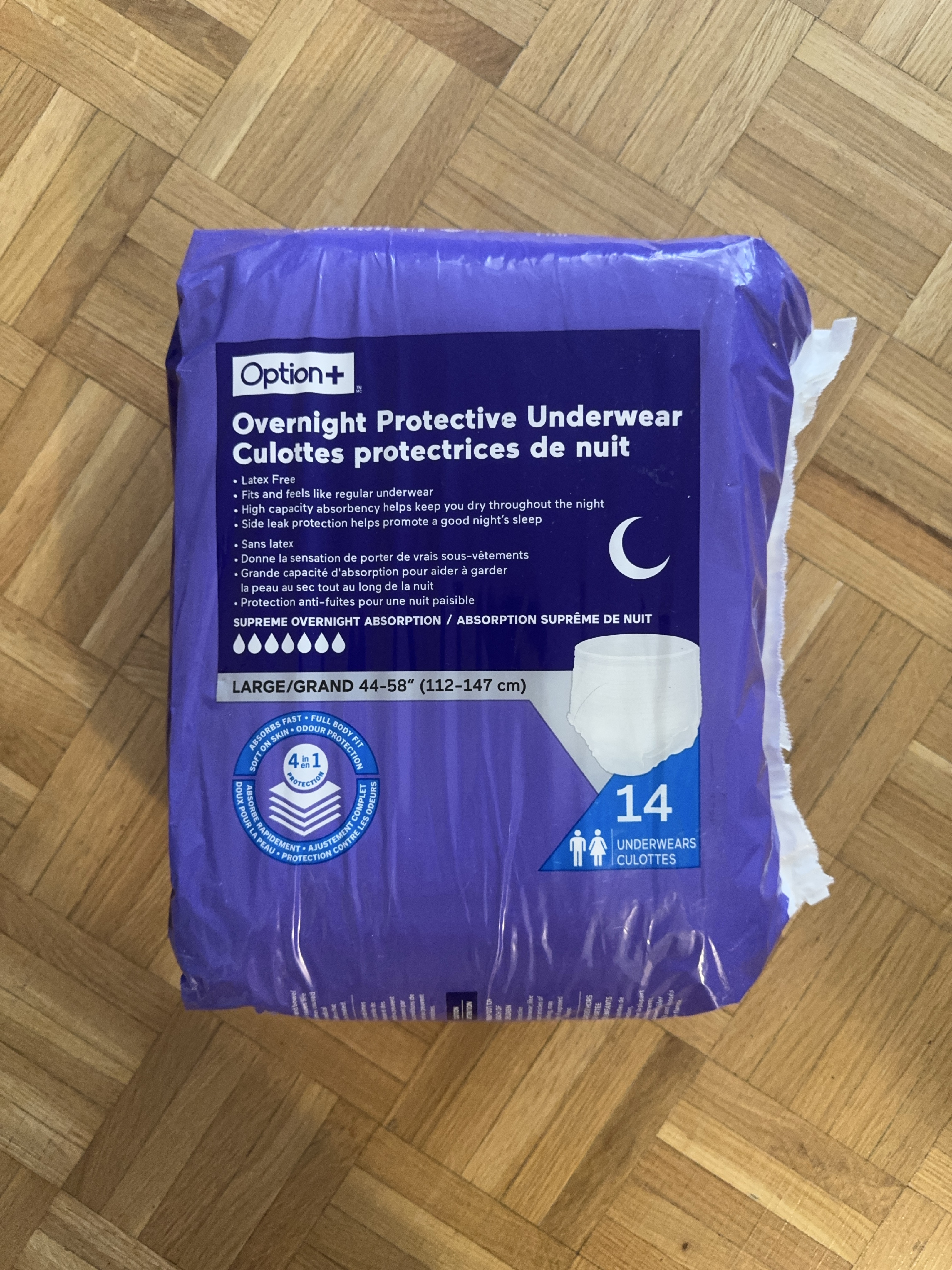 Option+ Overnight Protective Underwear thumbnail