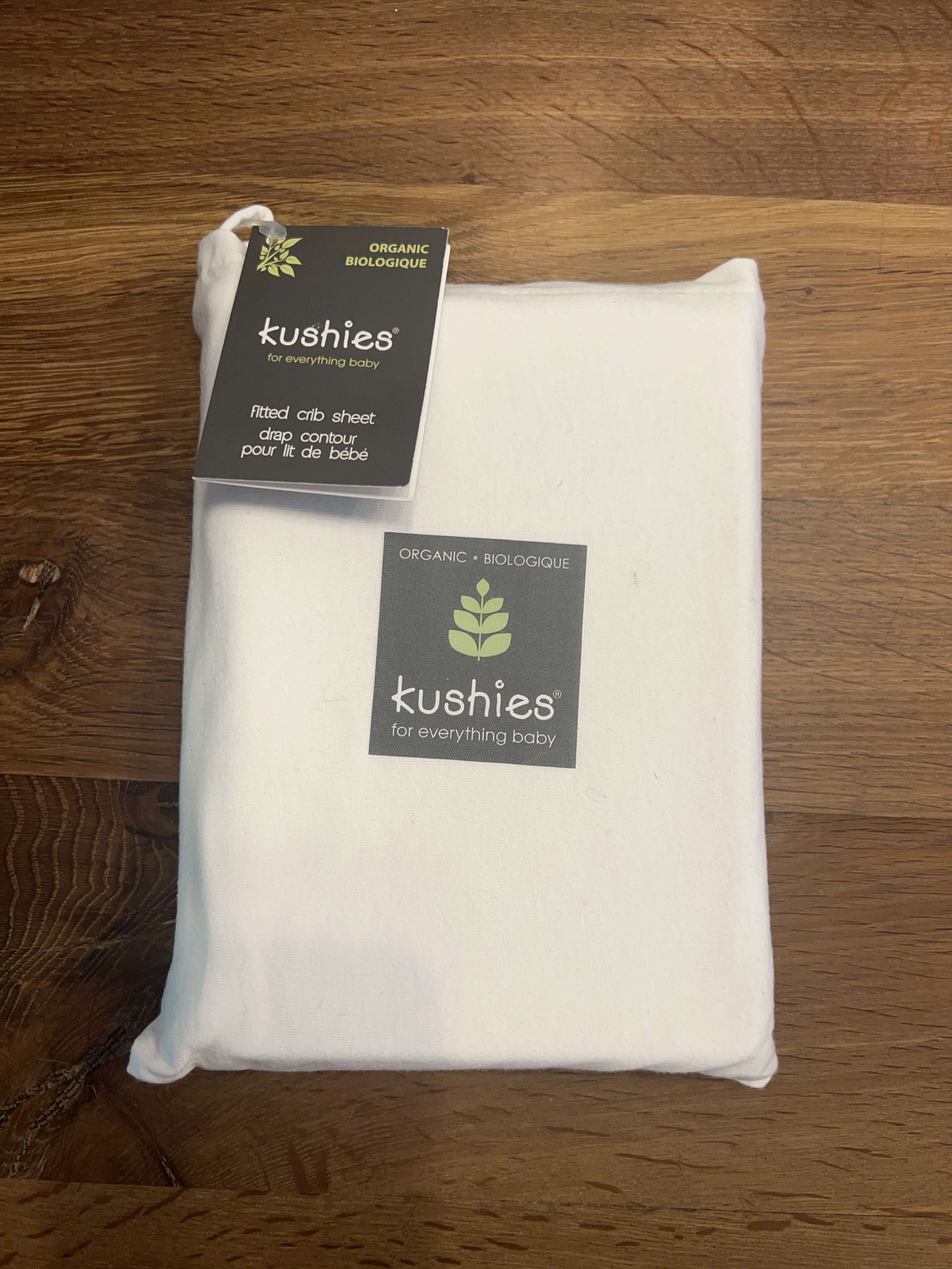 Kushies Fitted Organic Crib Sheet