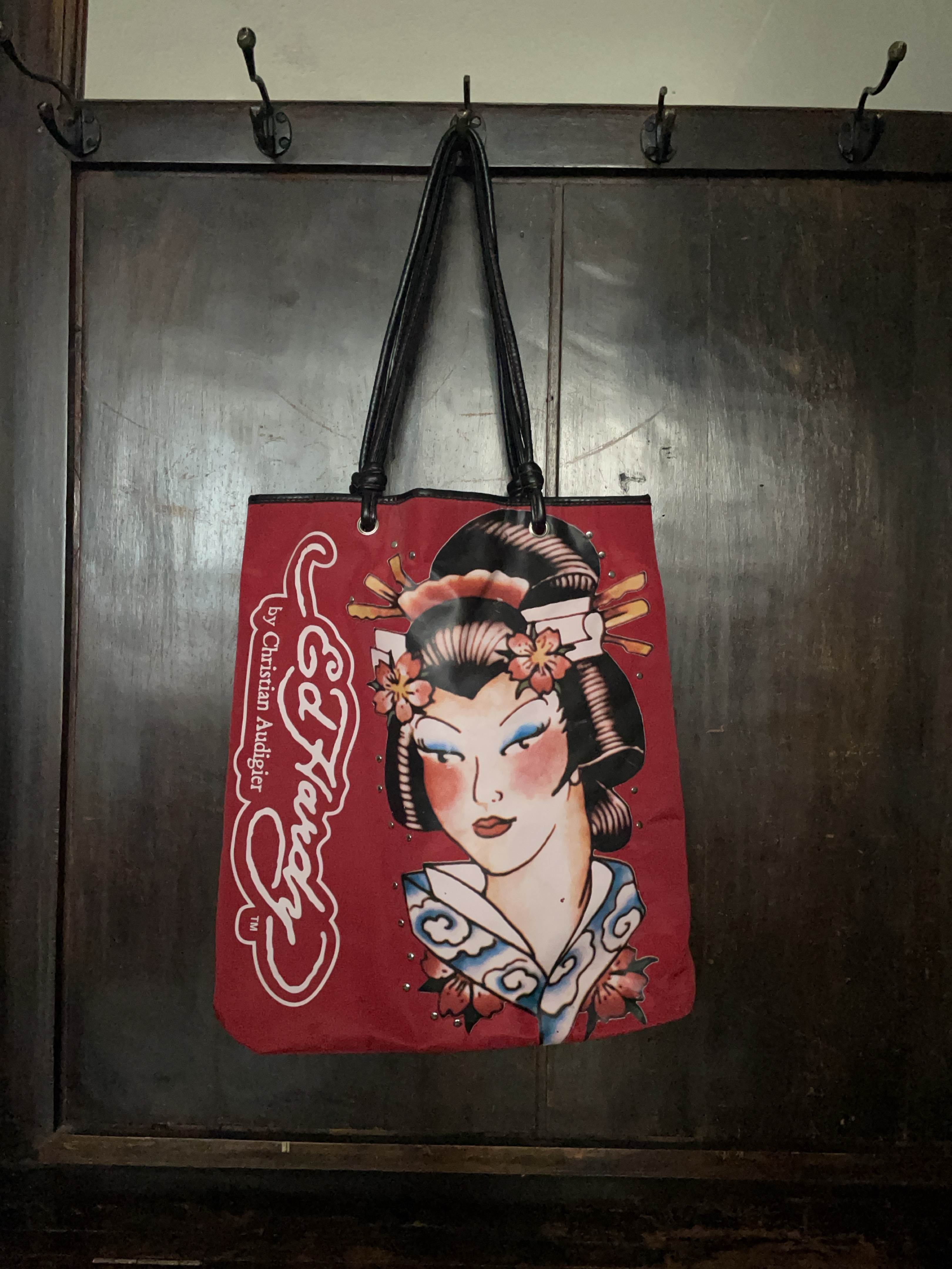 Ed Hardy by Christian Audigier Geisha Tote Bag thumbnail