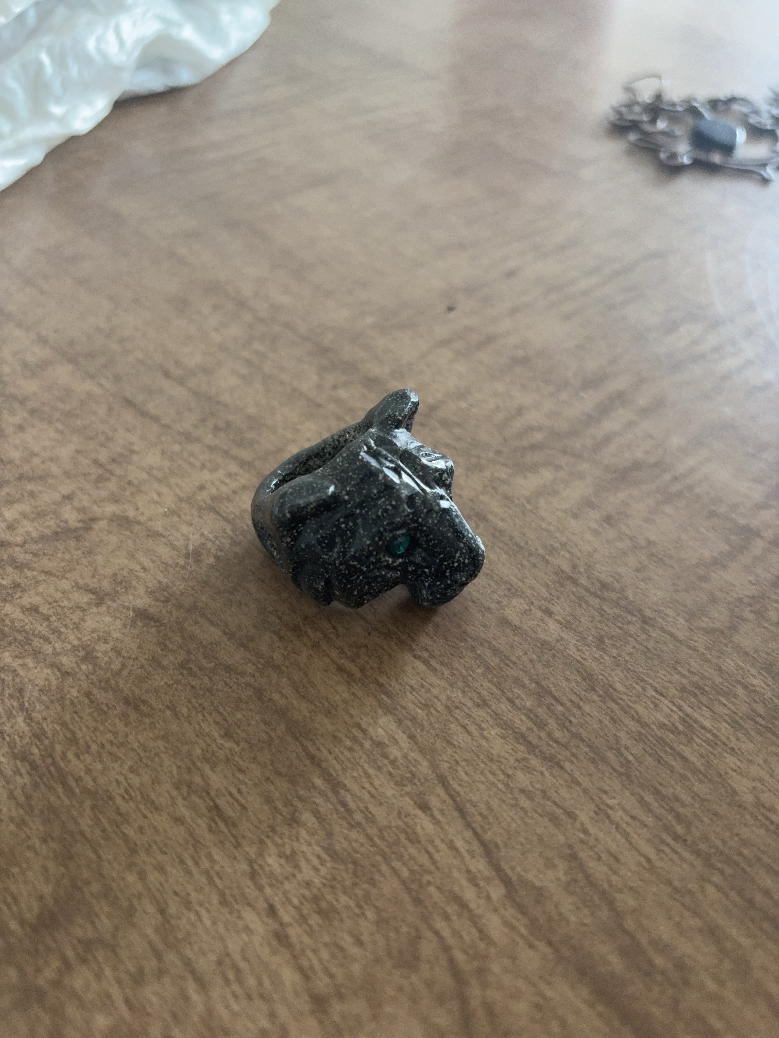 Hand crafted Panther Ring by Colombian Artist thumbnail