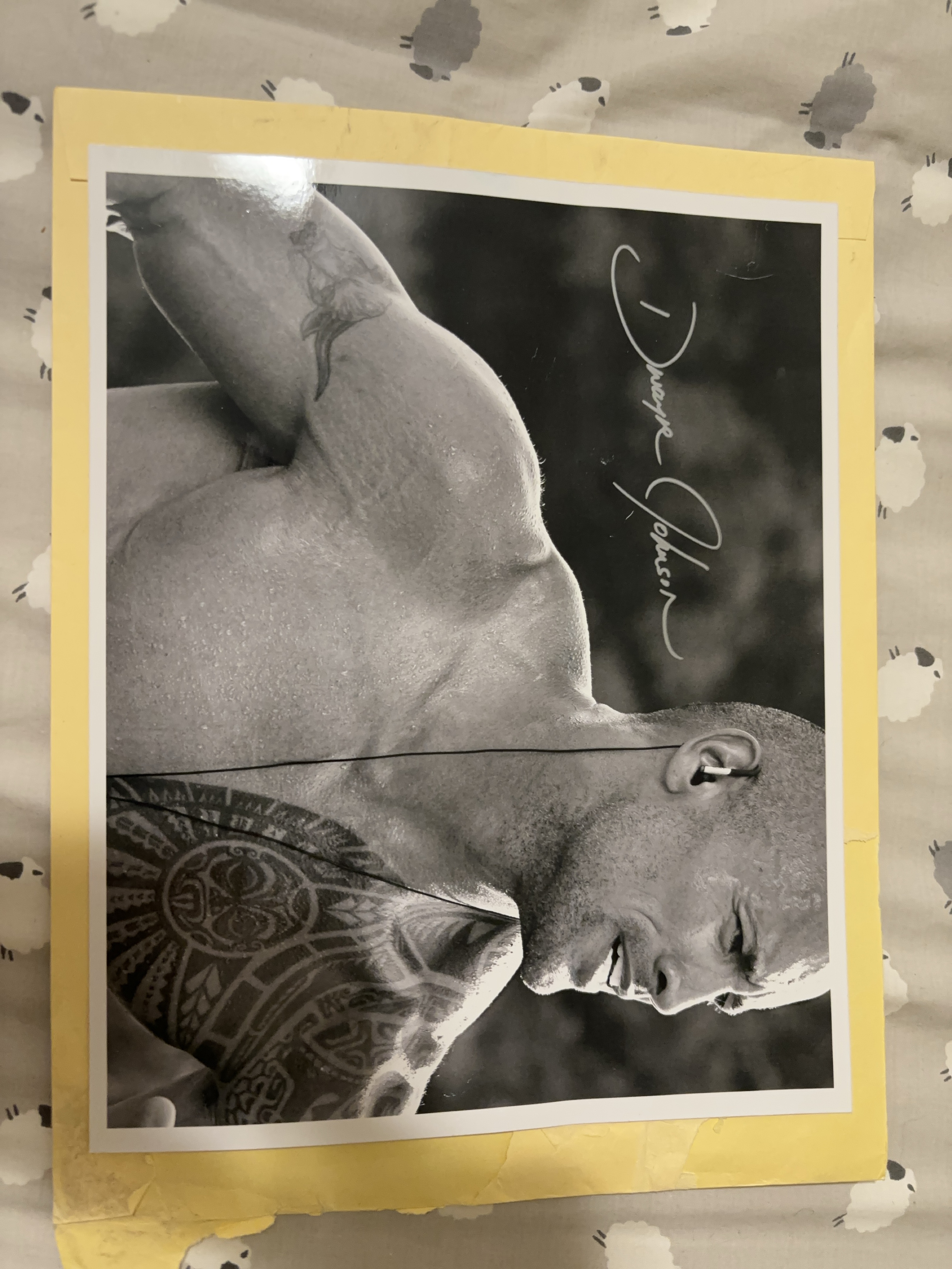 Autographed Photo Dwayne Johnson The Rock thumbnail