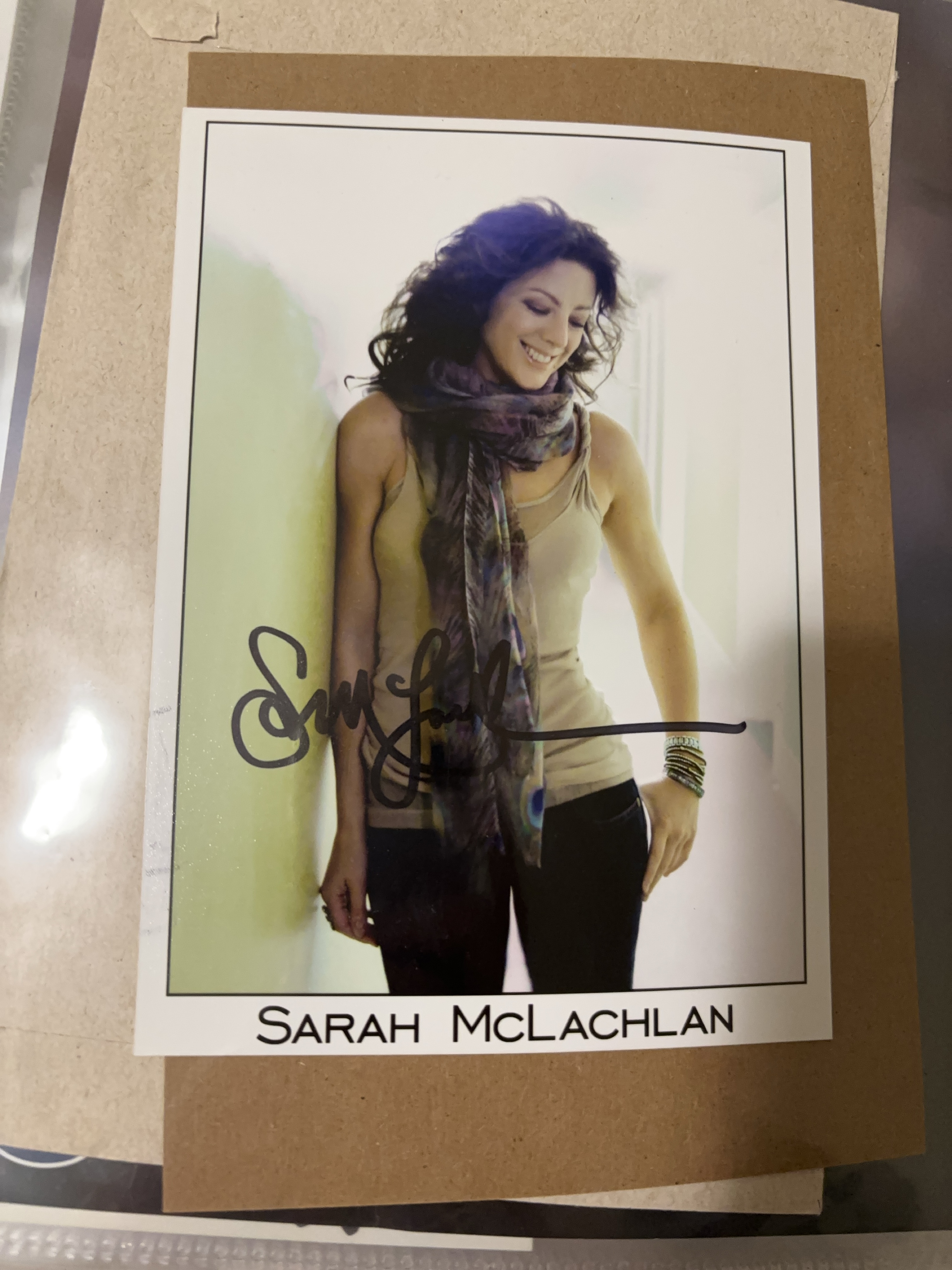 Autographed Sarah McLachlan Photo thumbnail