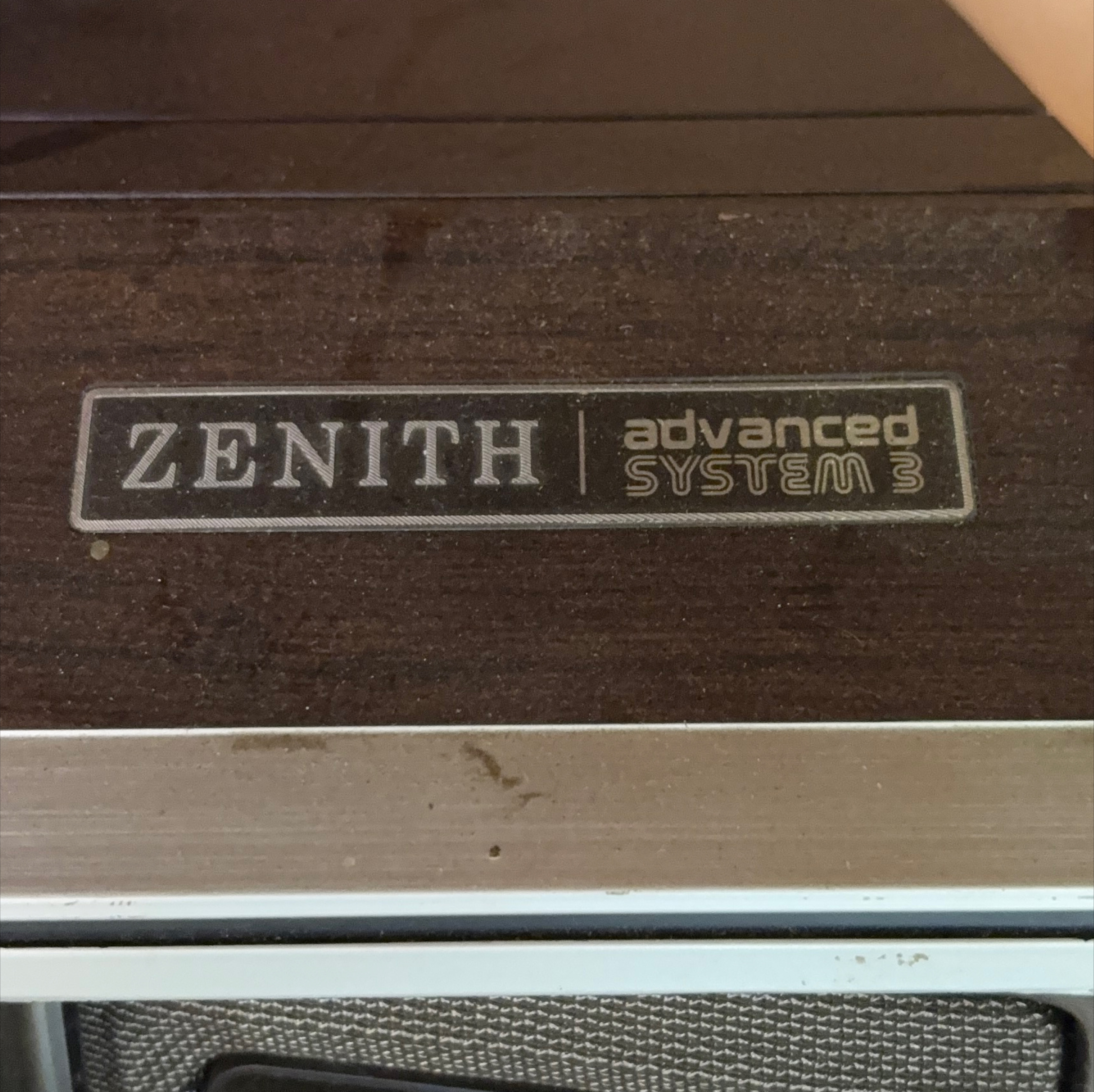 Zenith Advanced System 3 Television