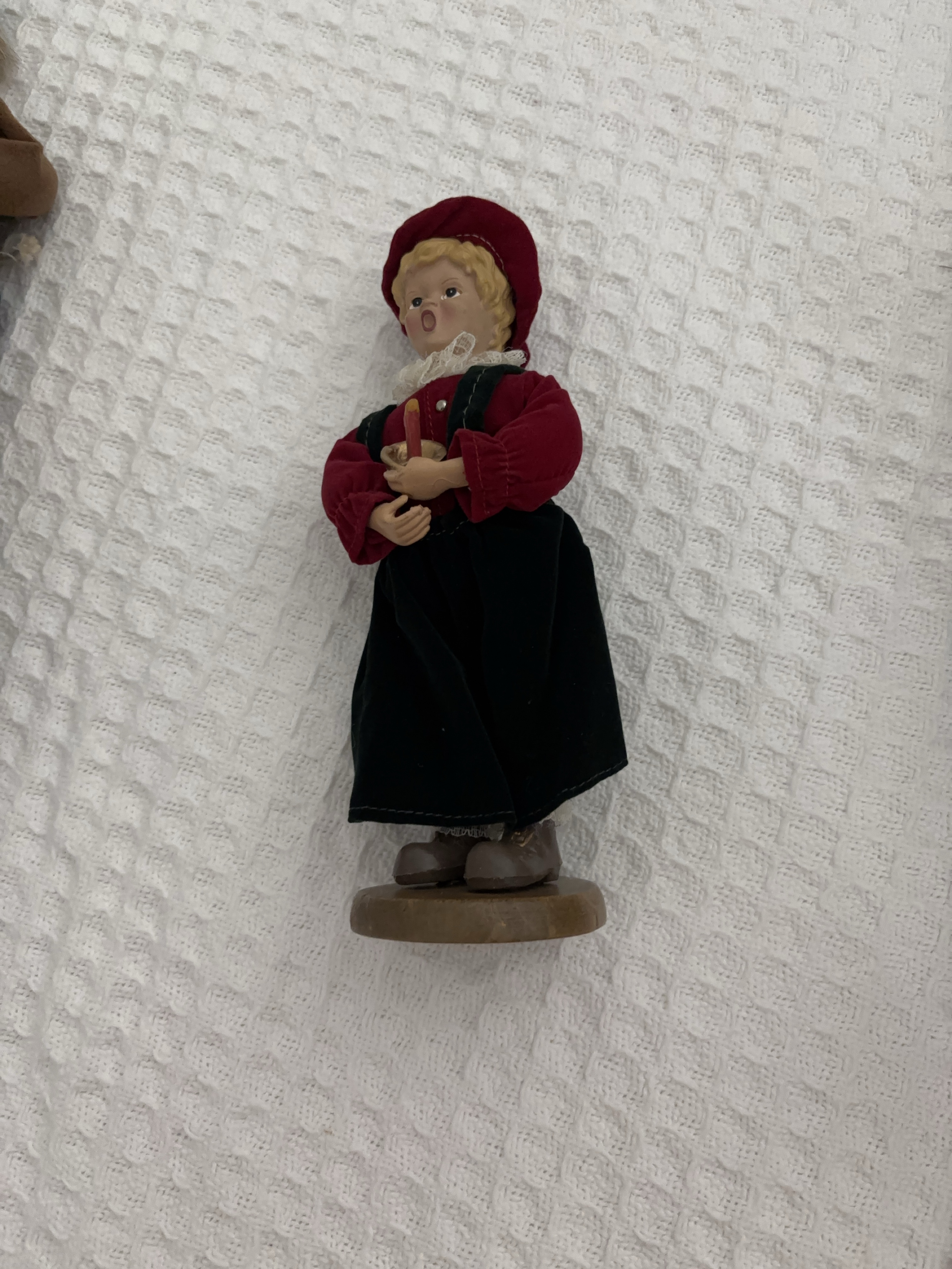 Vintage Christmas Caroler Doll thumbnail