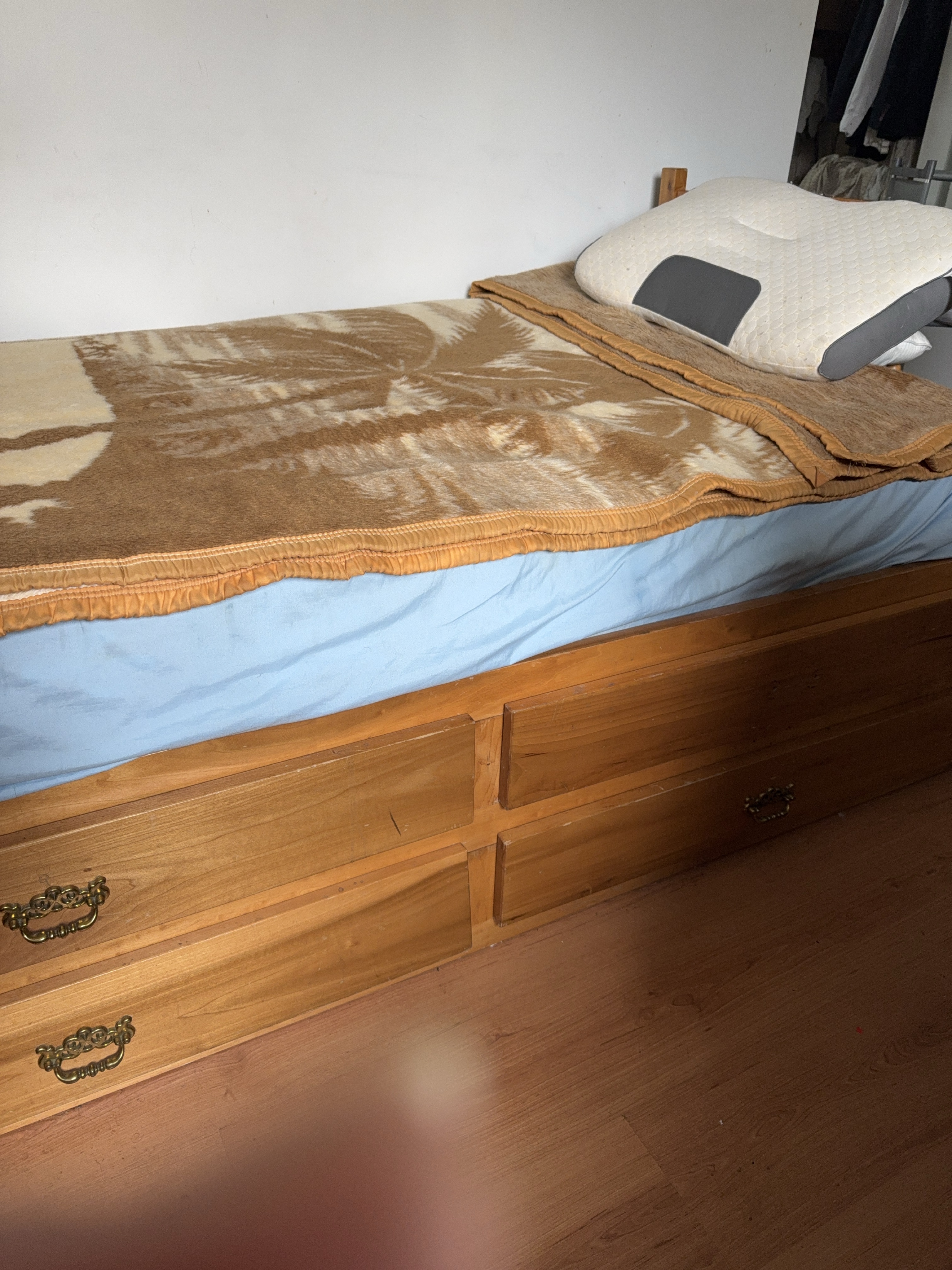 Wooden Bed With Storage thumbnail