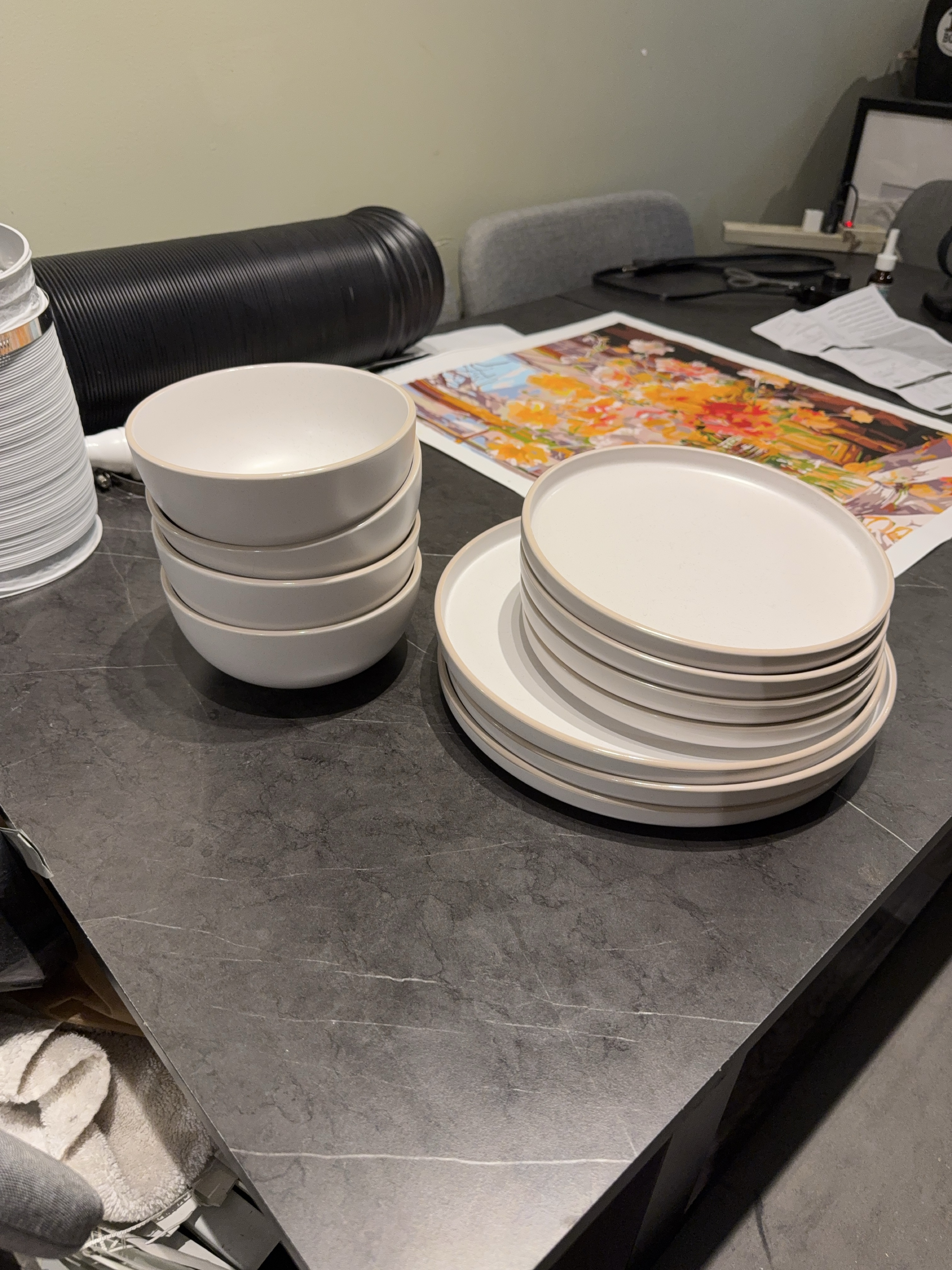 White Dish Set thumbnail