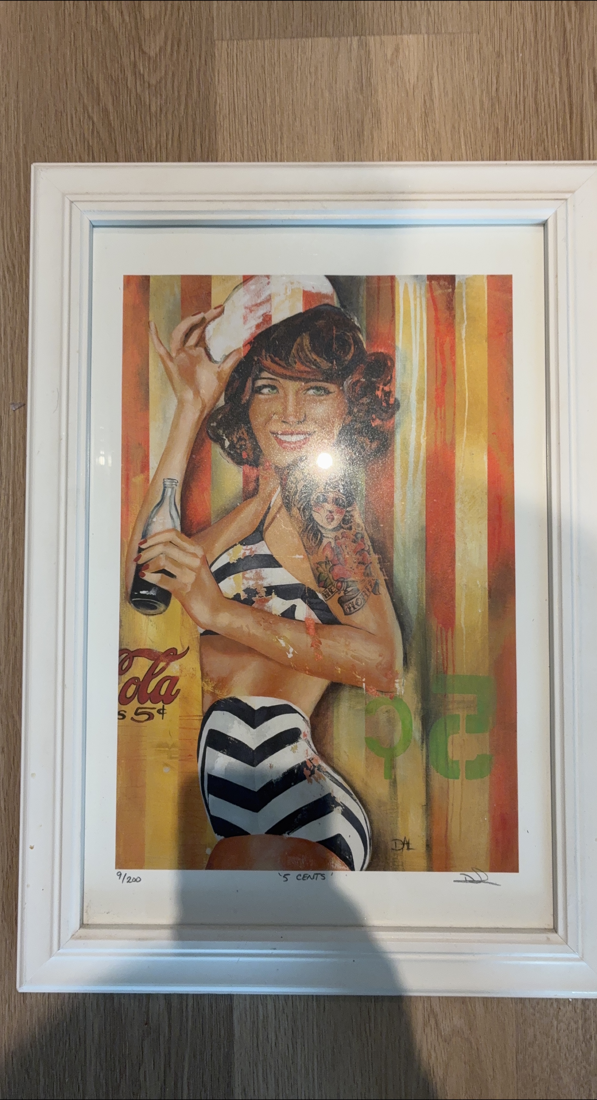 Framed Coca-Cola Art Print thumbnail