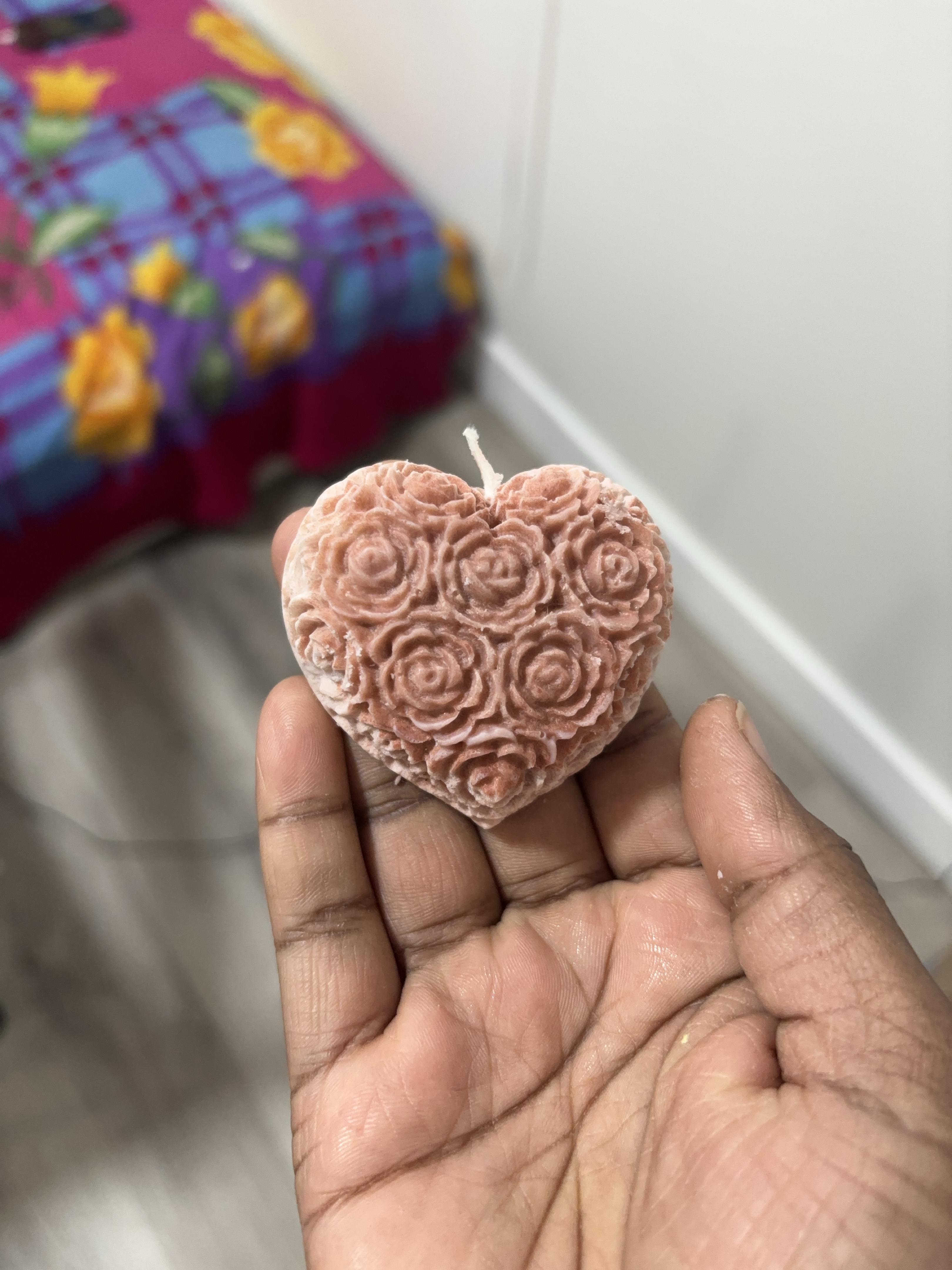 Heart Shaped Rose Candle thumbnail