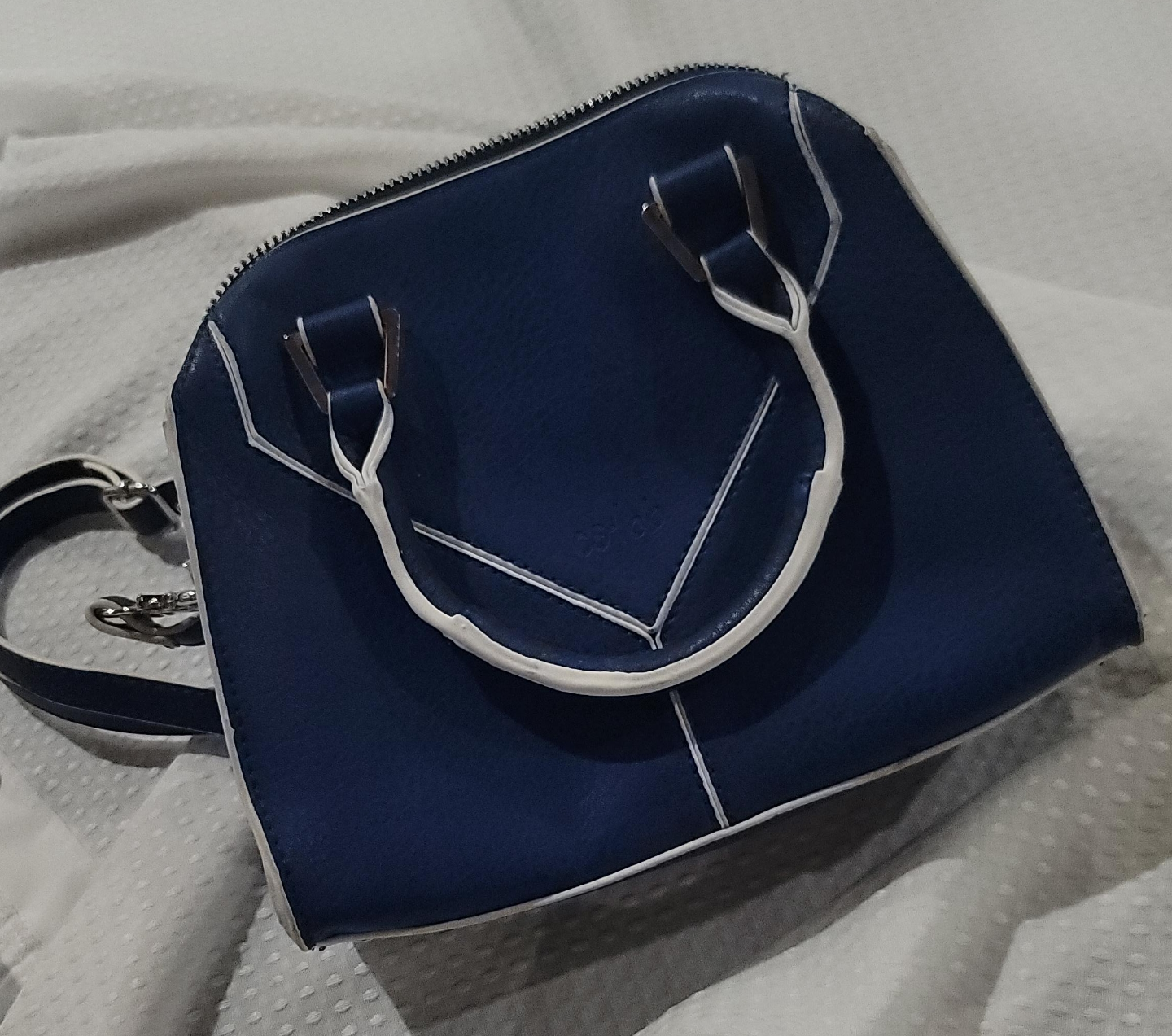 CoLab-Dark Blue Satchel Handbag