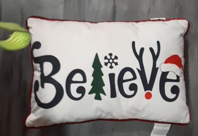 Christmas Believe Pillow Cover thumbnail