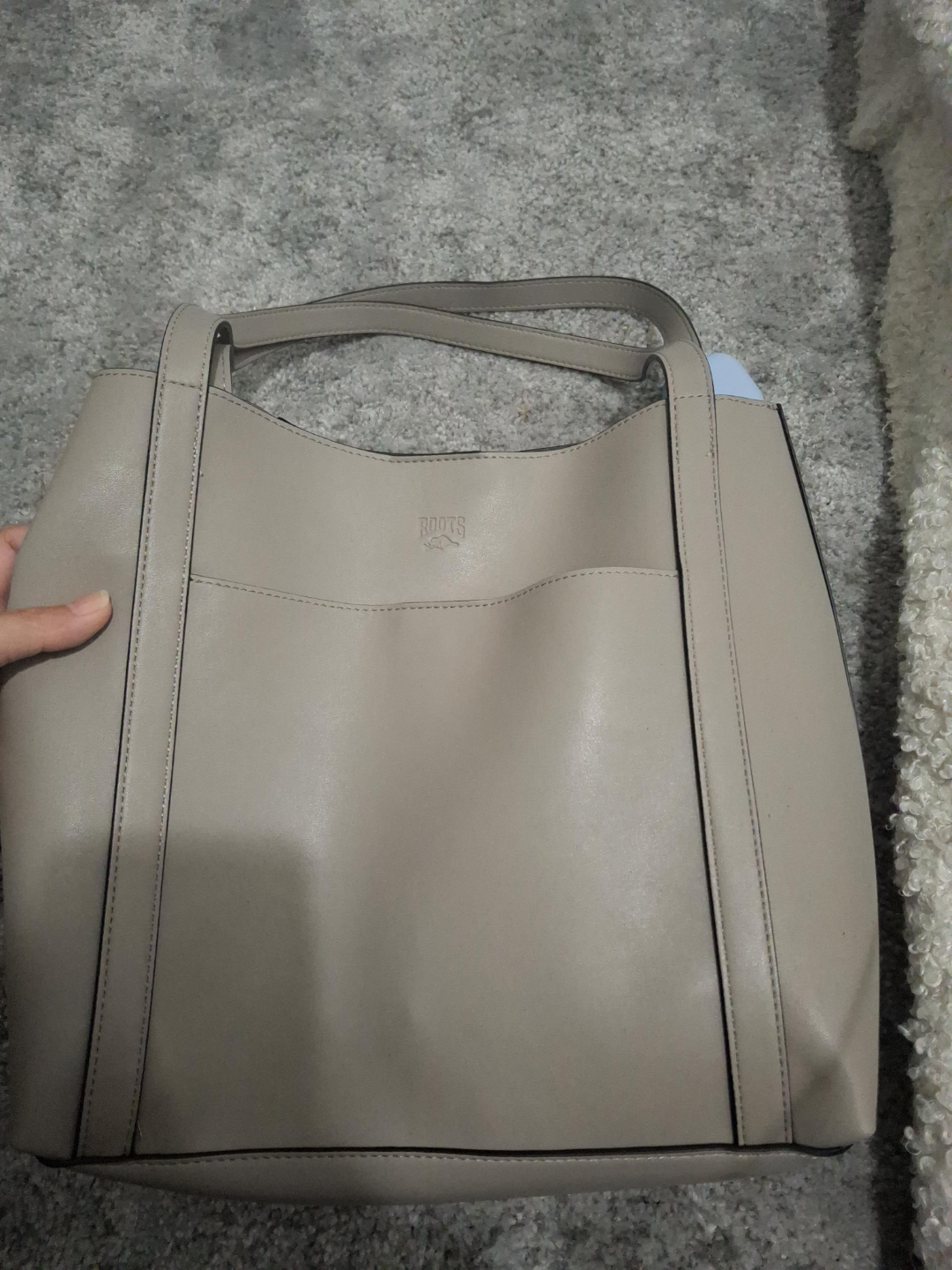 Roots Beige Tote Bag